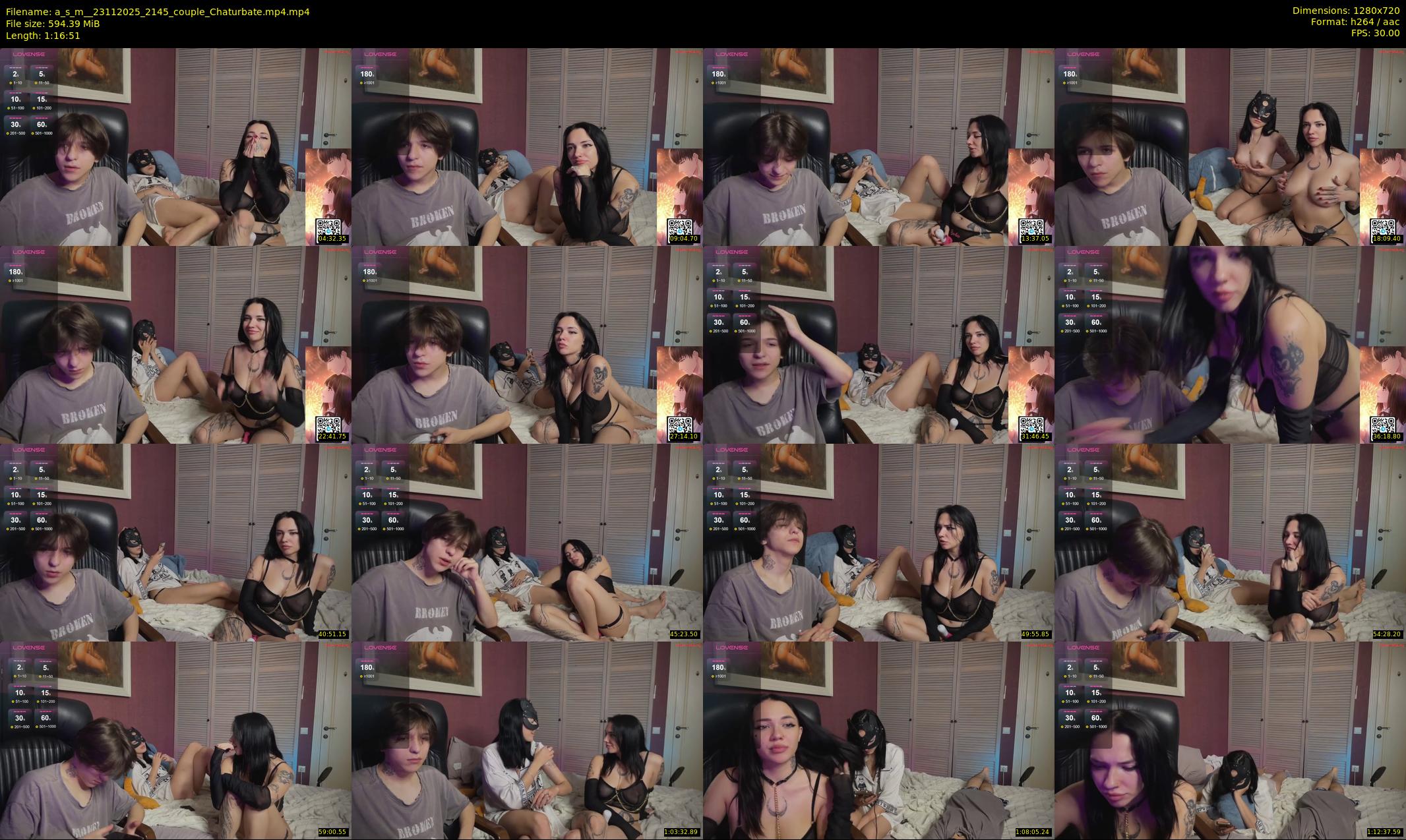 a_s_m_ — 77 minute Chaturbate couple cam show recording, 720p, Nov 23, 2025