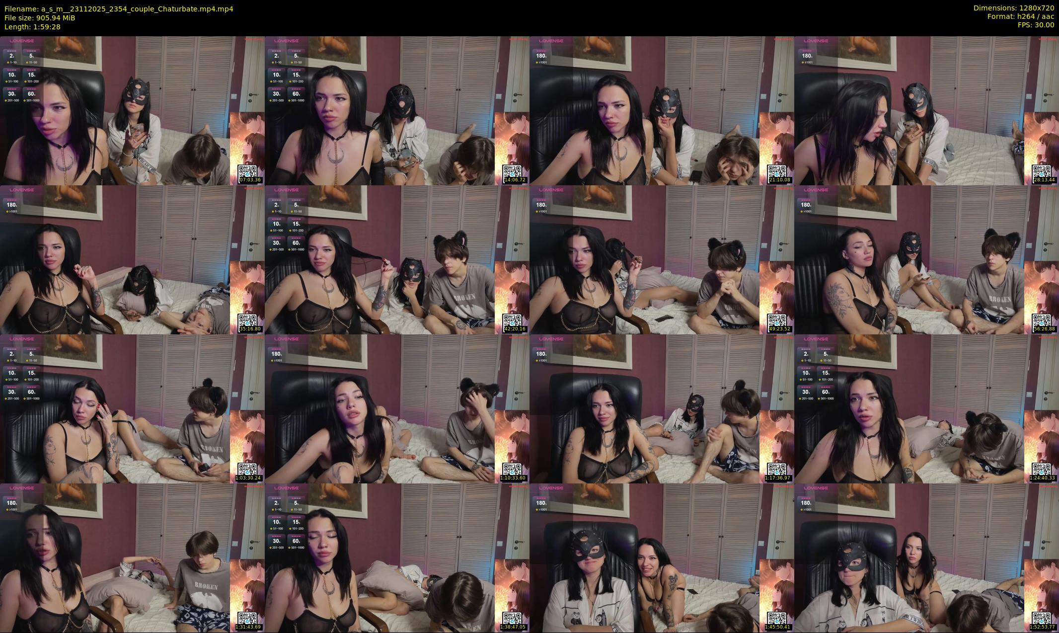 a_s_m_ — 120 minute Chaturbate couple cam show recording, 720p, Nov 23, 2025