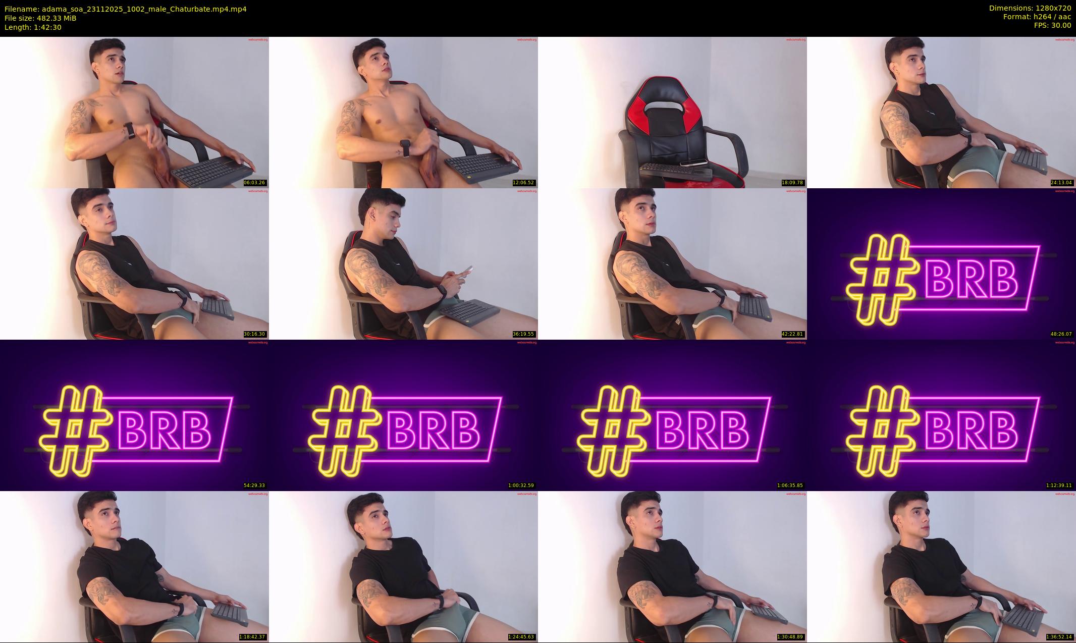 adama_soa — 103 minute Chaturbate male cam show recording, 720p, Nov 23, 2025