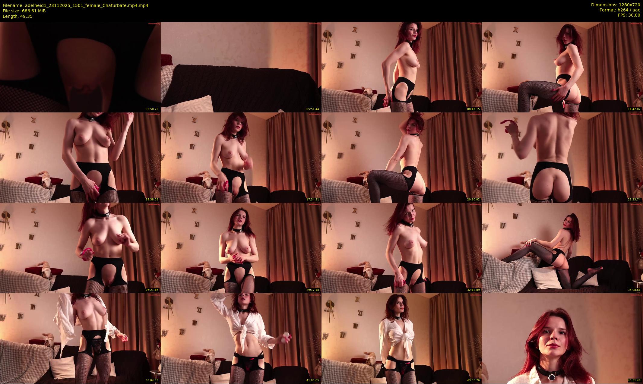 adelheid1 — 50 minute Chaturbate female cam show recording, 720p, Nov 23, 2025