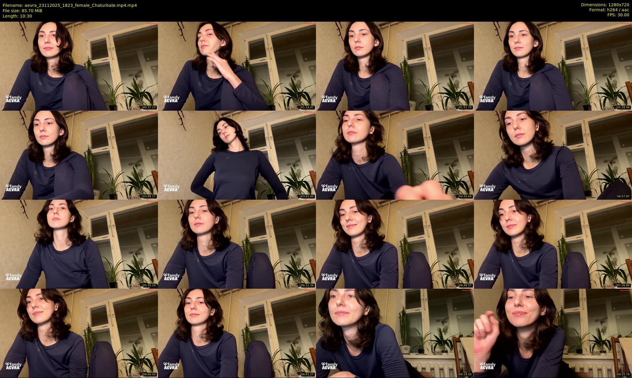 aevra — 11 minute Chaturbate female cam show recording, 720p, Nov 23, 2025