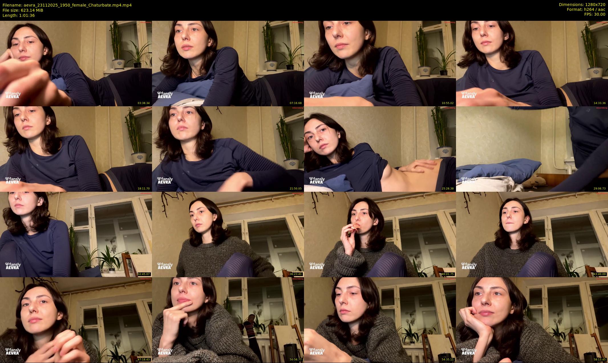 aevra — 62 minute Chaturbate female cam show recording, 720p, Nov 23, 2025