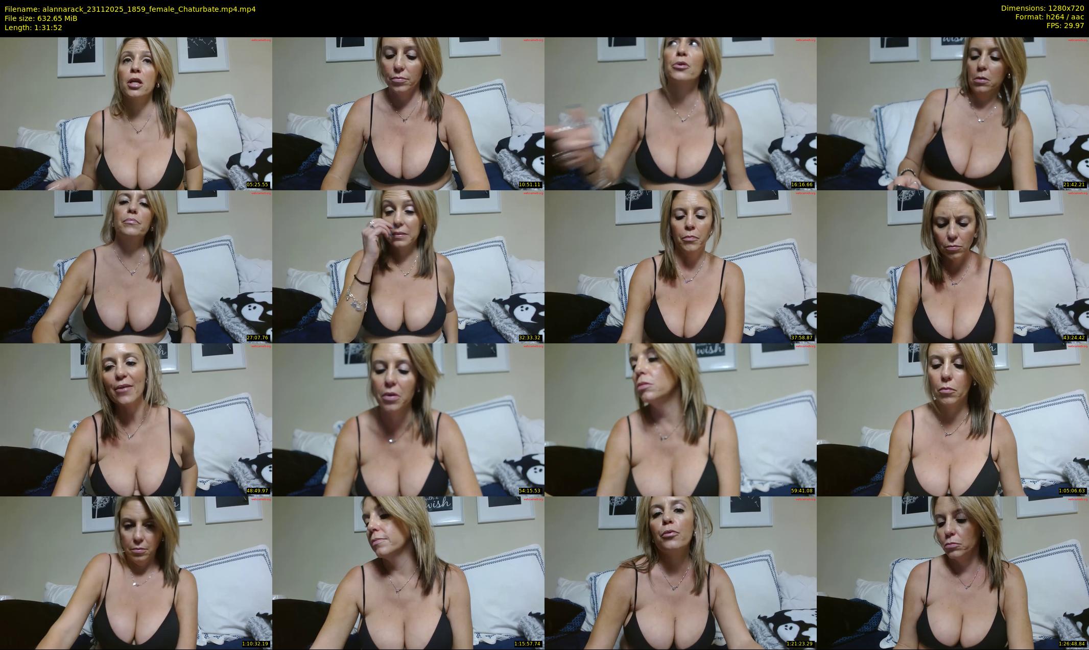 alannarack — 92 minute Chaturbate female cam show recording, 720p, Nov 23, 2025