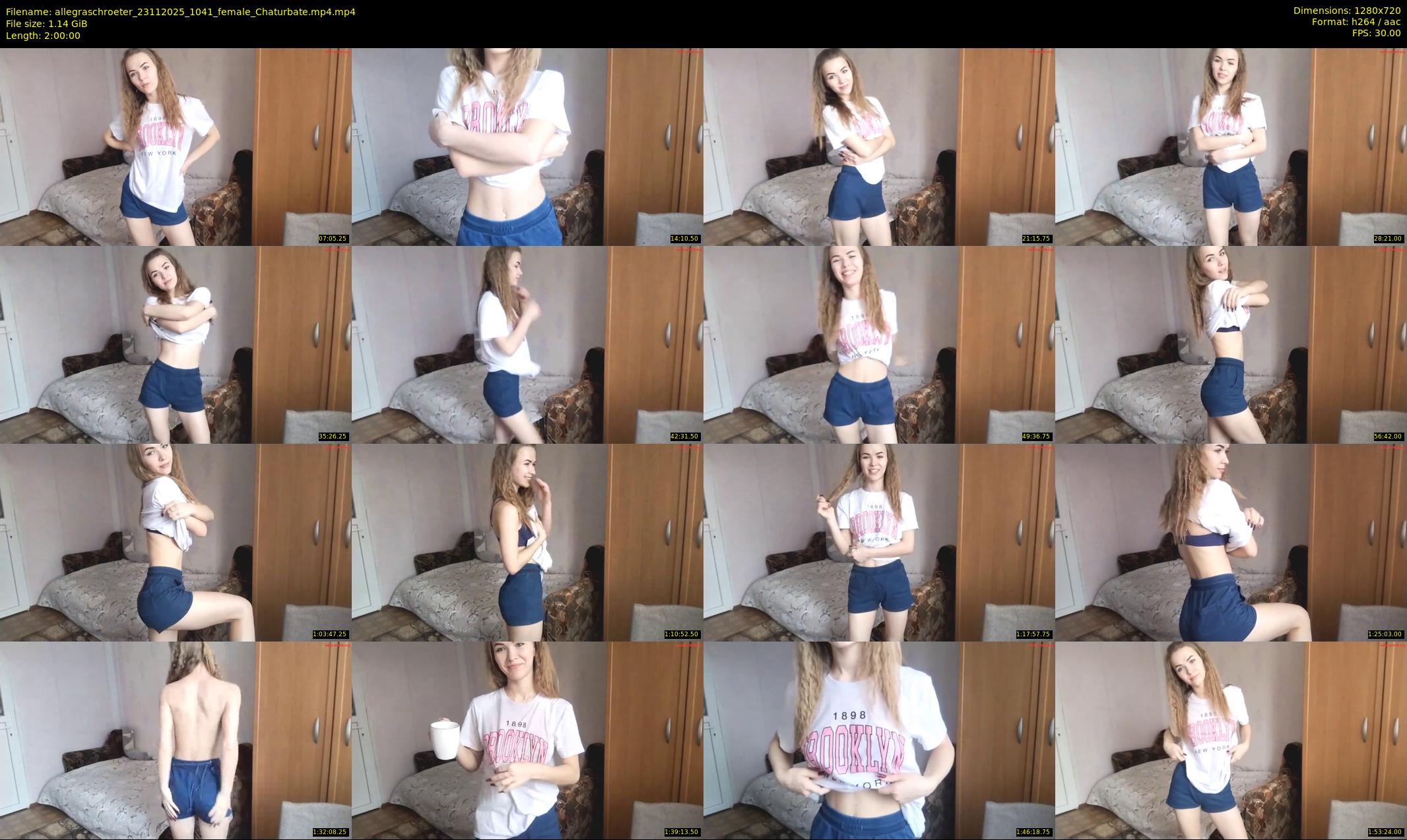 allegraschroeter — 120 minute Chaturbate female cam show recording, 720p, Nov 23, 2025