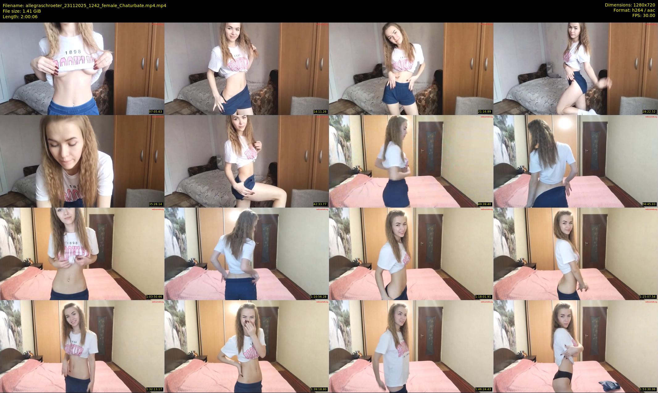 allegraschroeter — 121 minute Chaturbate female cam show recording, 720p, Nov 23, 2025