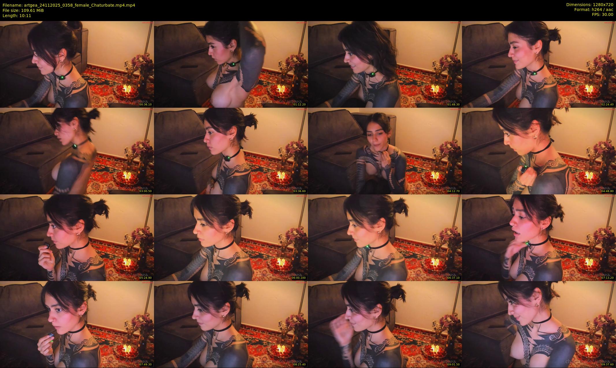 artgea — 11 minute Chaturbate female cam show recording, 720p, Nov 24, 2025