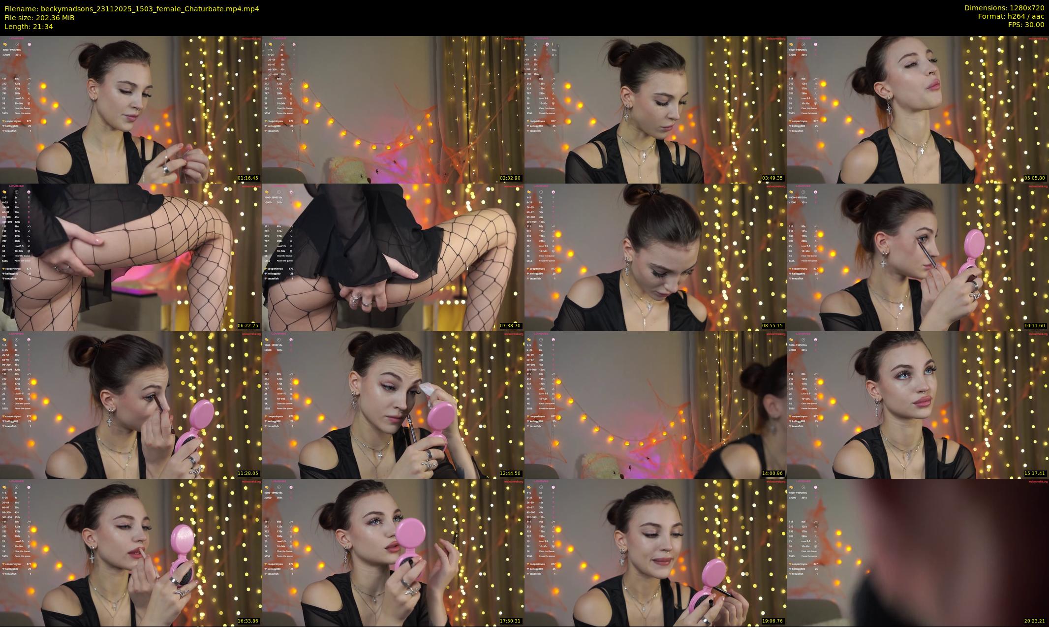 beckymadsons — 22 minute Chaturbate female cam show recording, 720p, Nov 23, 2025