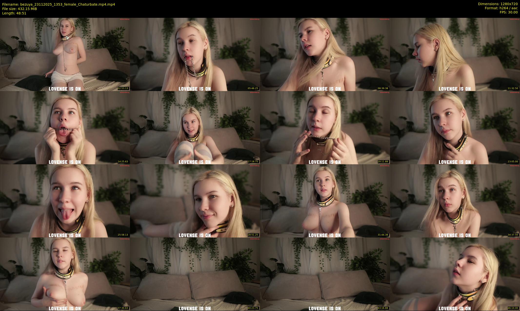 bezuya — 49 minute Chaturbate female cam show recording, 720p, Nov 23, 2025