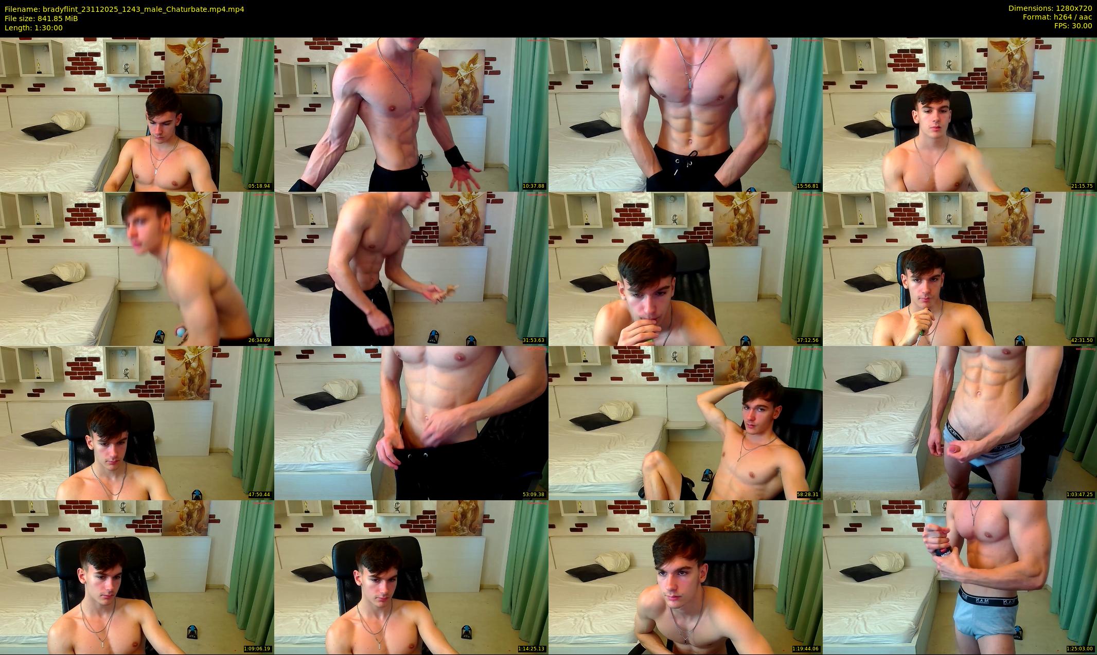 bradyflint — 90 minute Chaturbate male cam show recording, 720p, Nov 23, 2025