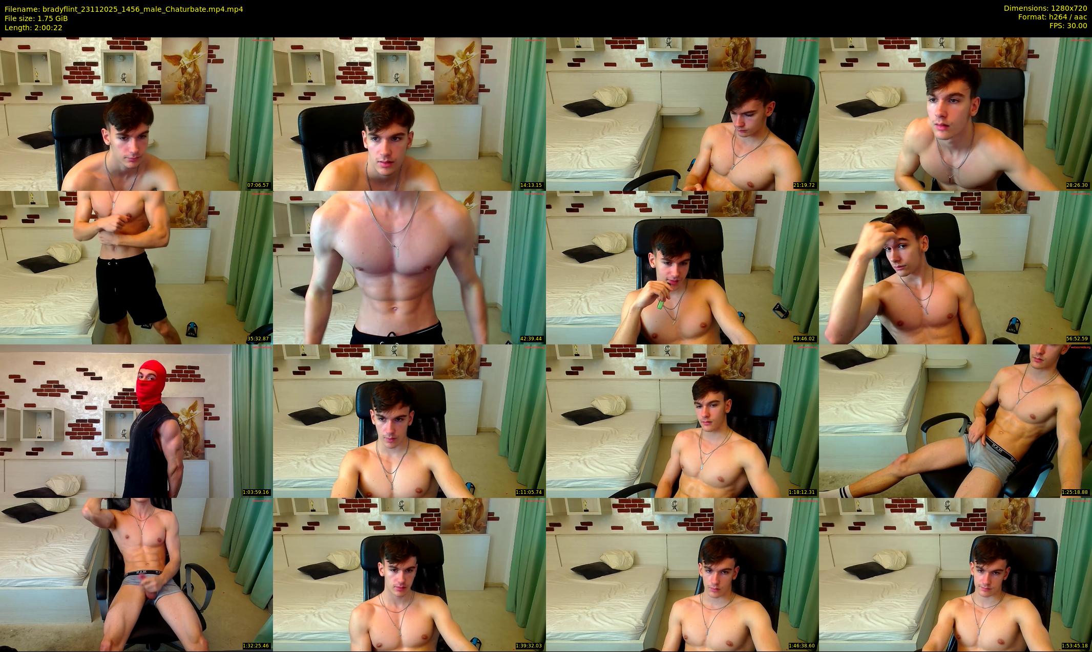 bradyflint — 121 minute Chaturbate male cam show recording, 720p, Nov 23, 2025