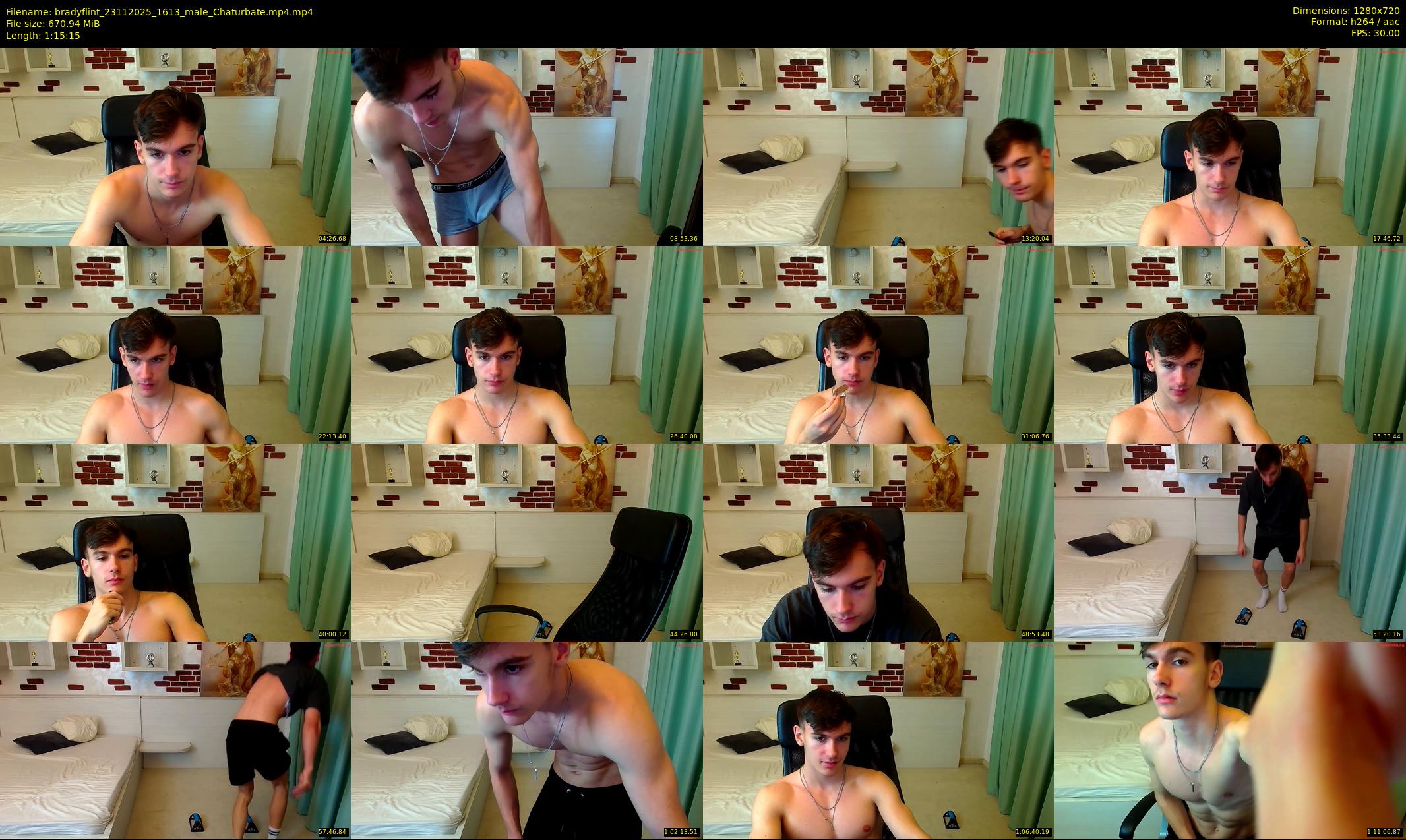 bradyflint — 76 minute Chaturbate male cam show recording, 720p, Nov 23, 2025