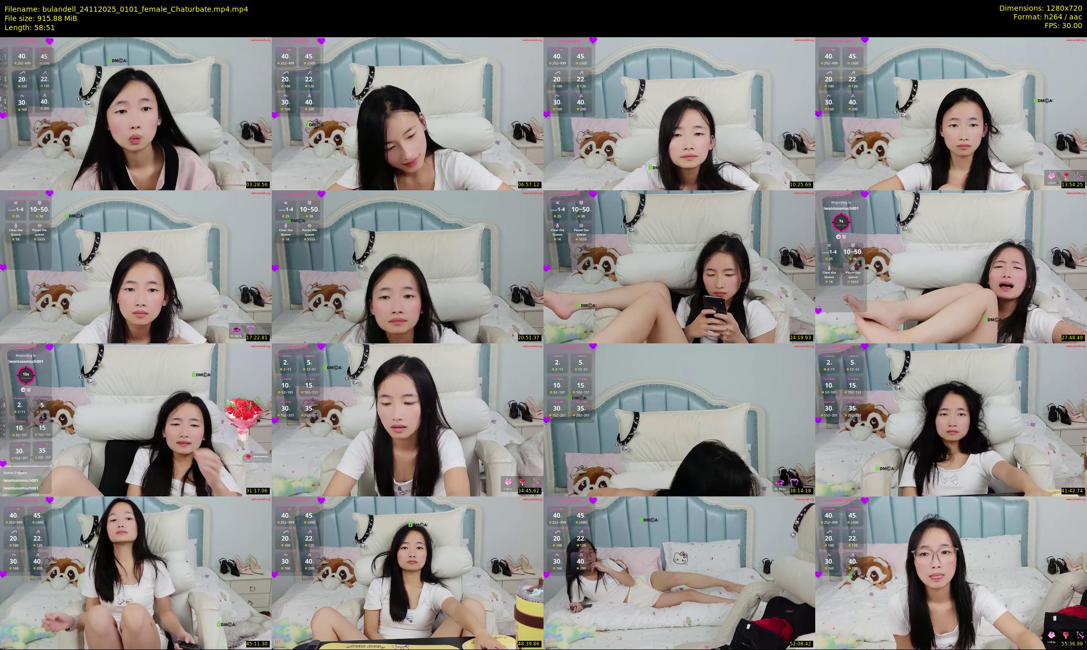 bulandell — 59 minute Chaturbate female cam show recording, 720p, Nov 24, 2025