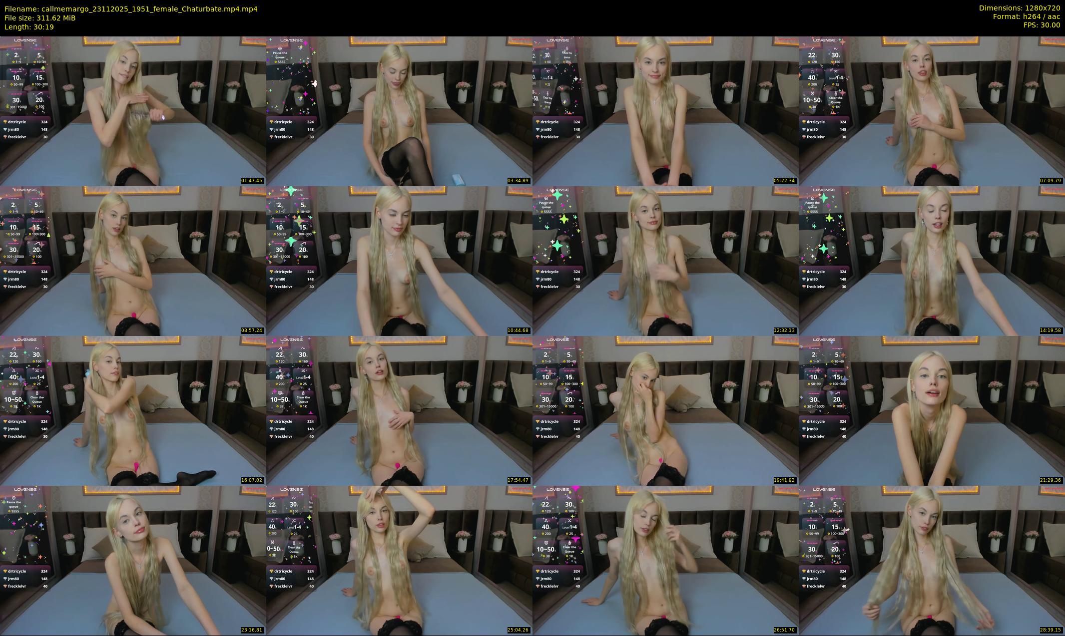 callmemargo — 31 minute Chaturbate female cam show recording, 720p, Nov 23, 2025