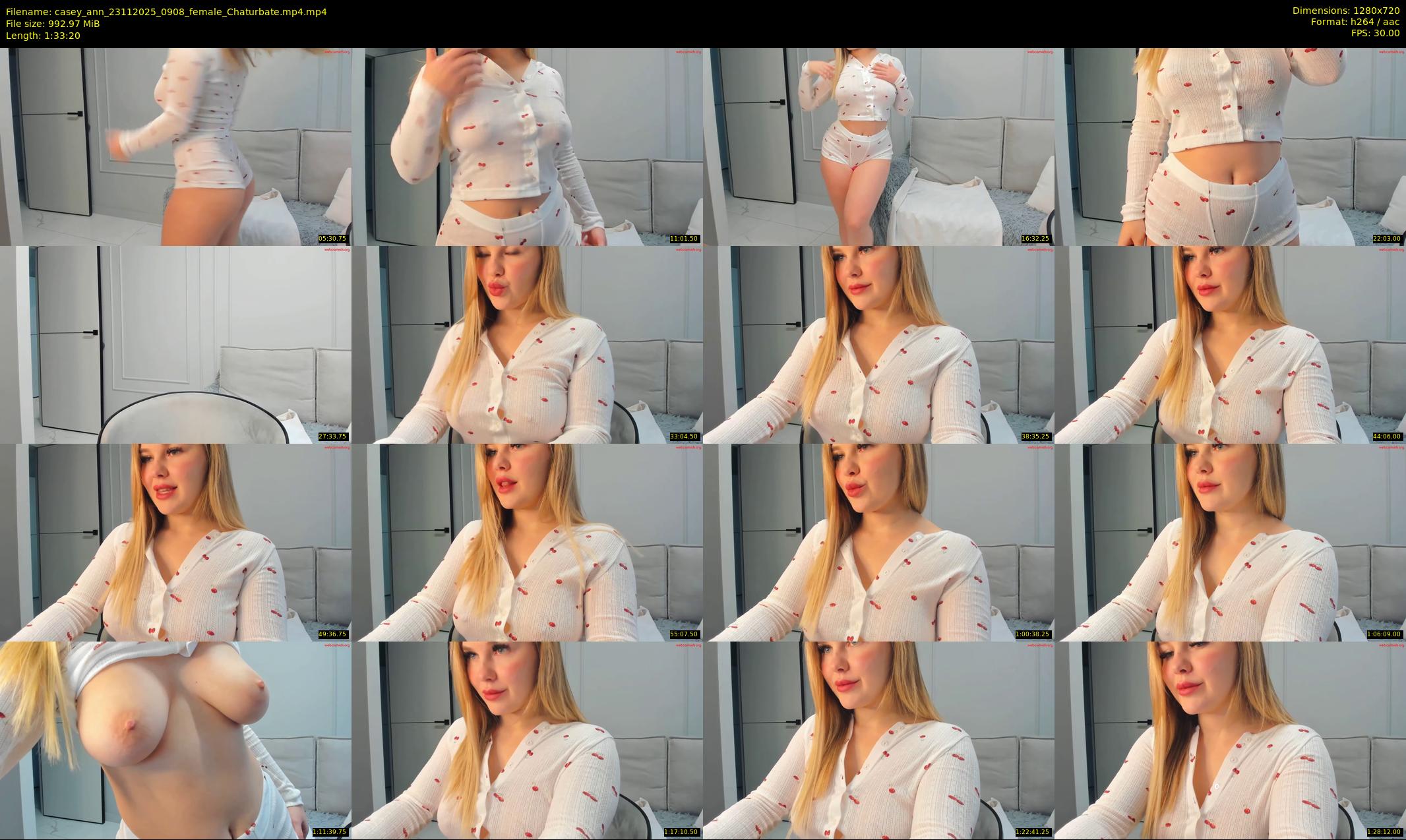 casey_ann — 94 minute Chaturbate female cam show recording, 720p, Nov 23, 2025