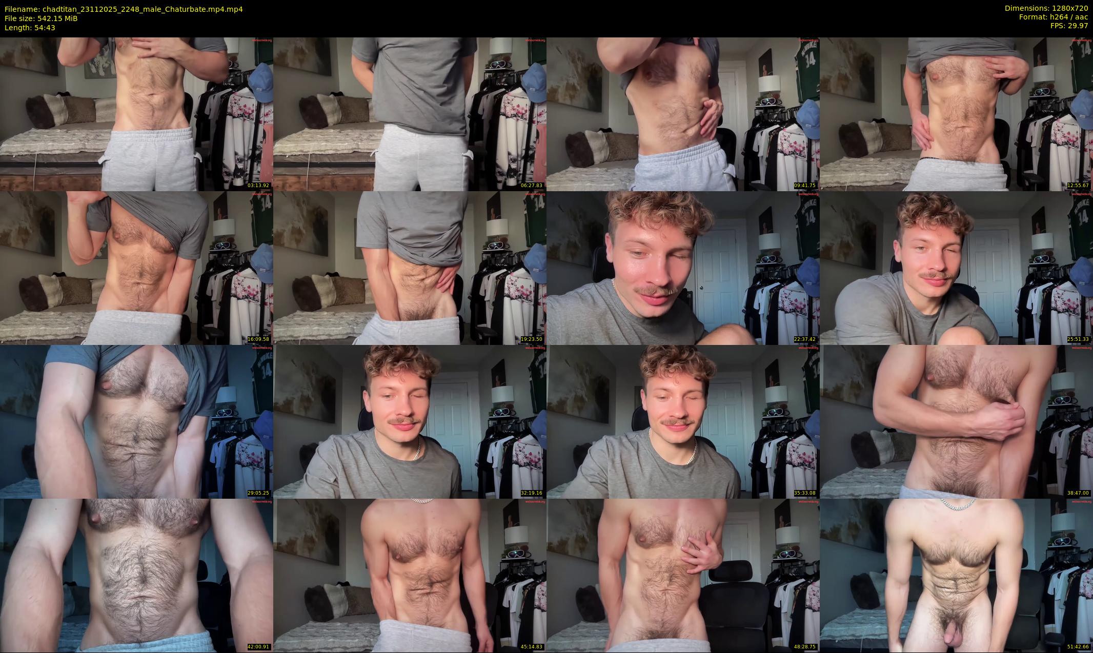 chadtitan — 55 minute Chaturbate male cam show recording, 720p, Nov 23, 2025