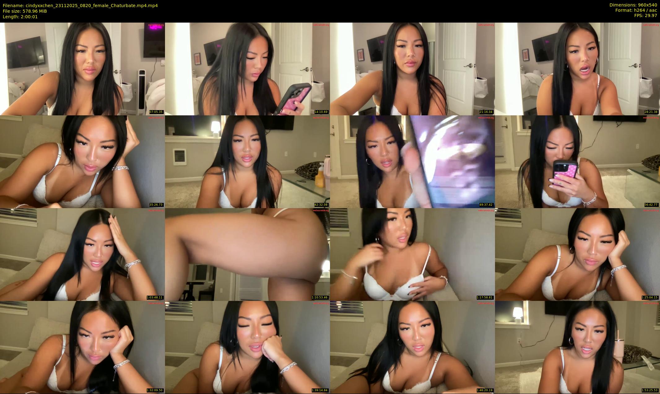 cindyxxchen — 121 minute Chaturbate female cam show recording, 480p, Nov 23, 2025