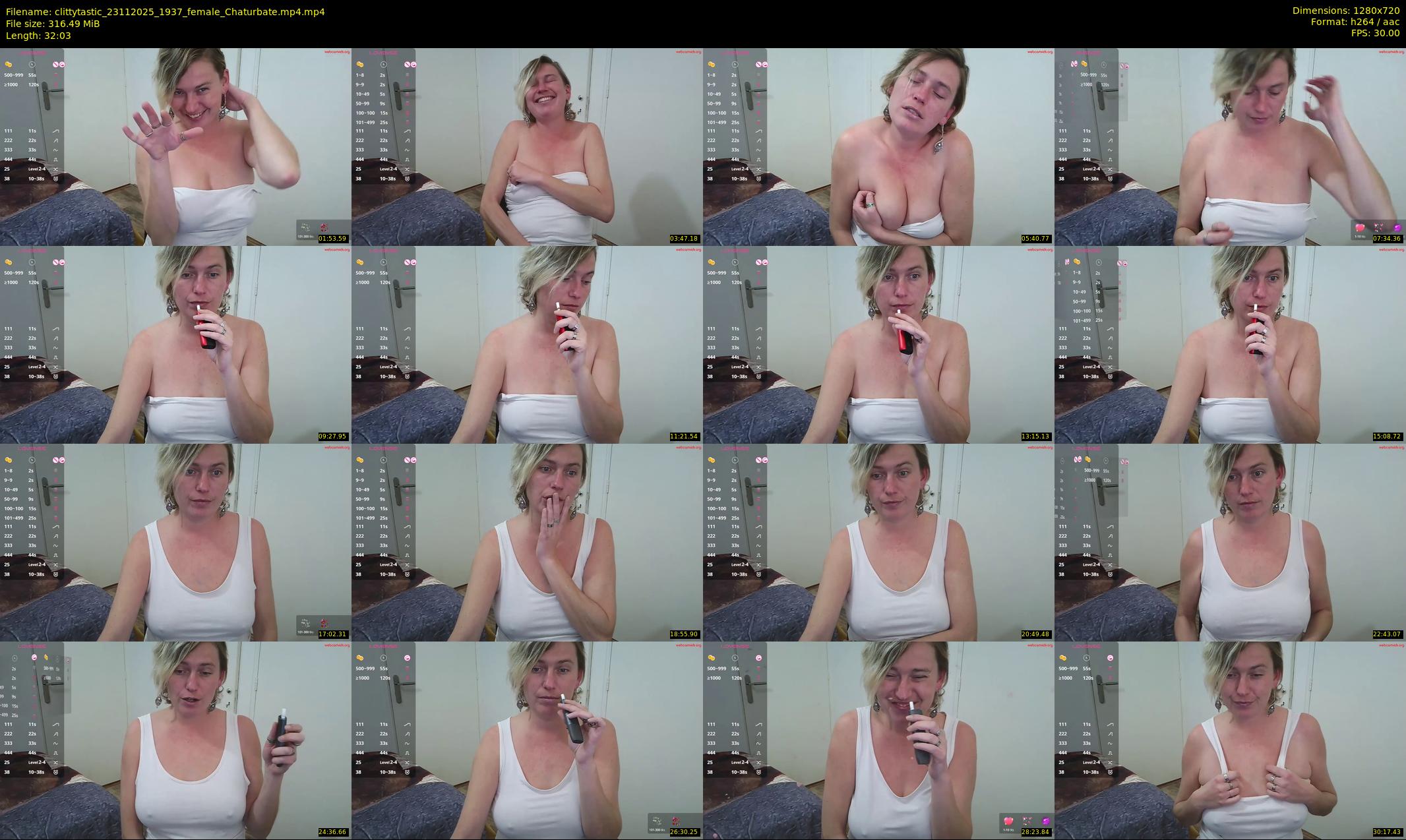 clittytastic — 33 minute Chaturbate female cam show recording, 720p, Nov 23, 2025