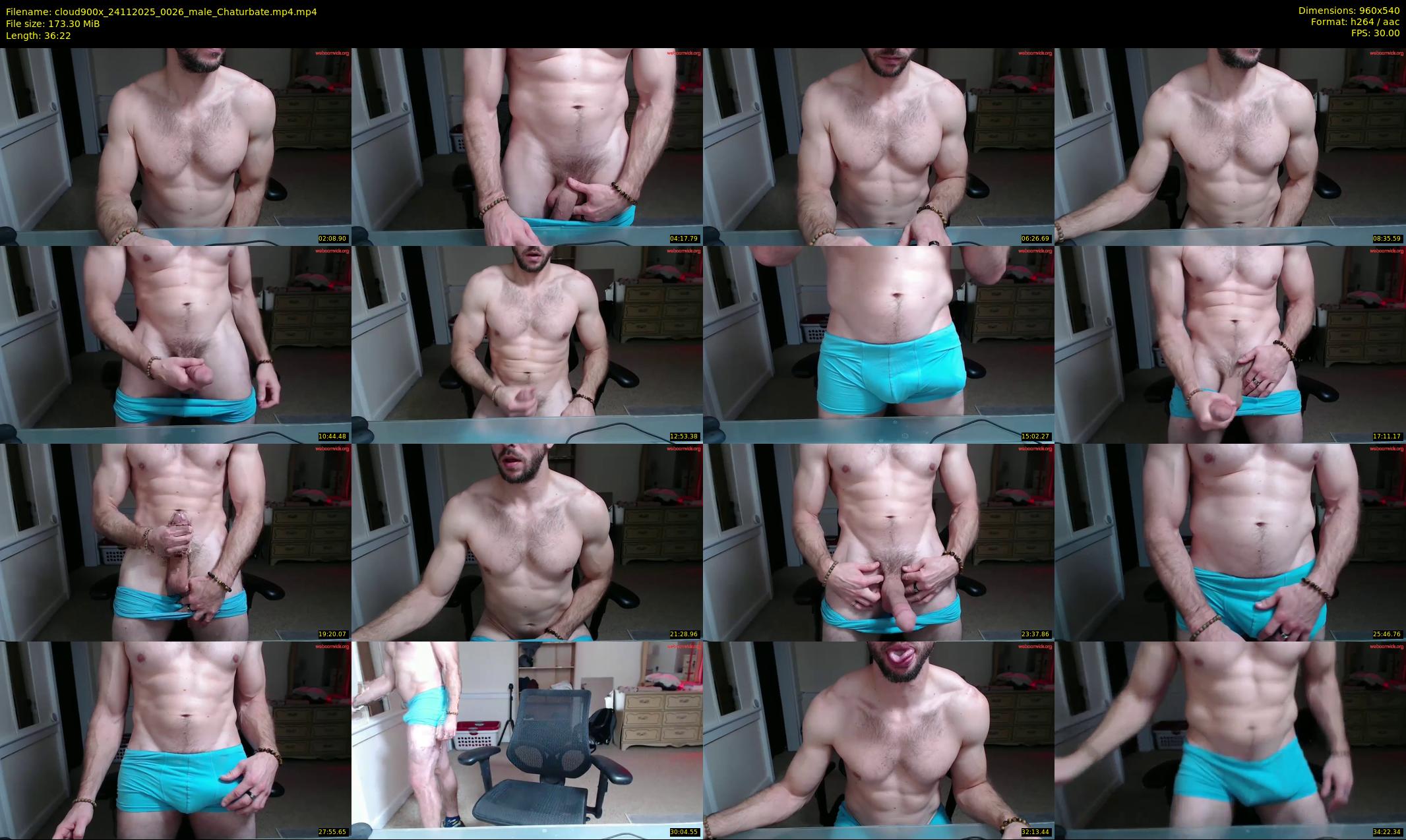 cloud900x — 37 minute Chaturbate male cam show recording, 480p, Nov 24, 2025
