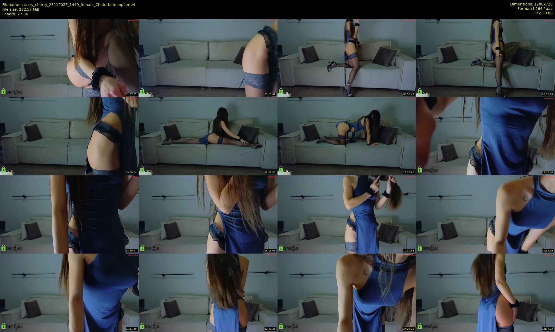 crazzy_cherry — 28 minute Chaturbate female cam show recording, 720p, Nov 23, 2025