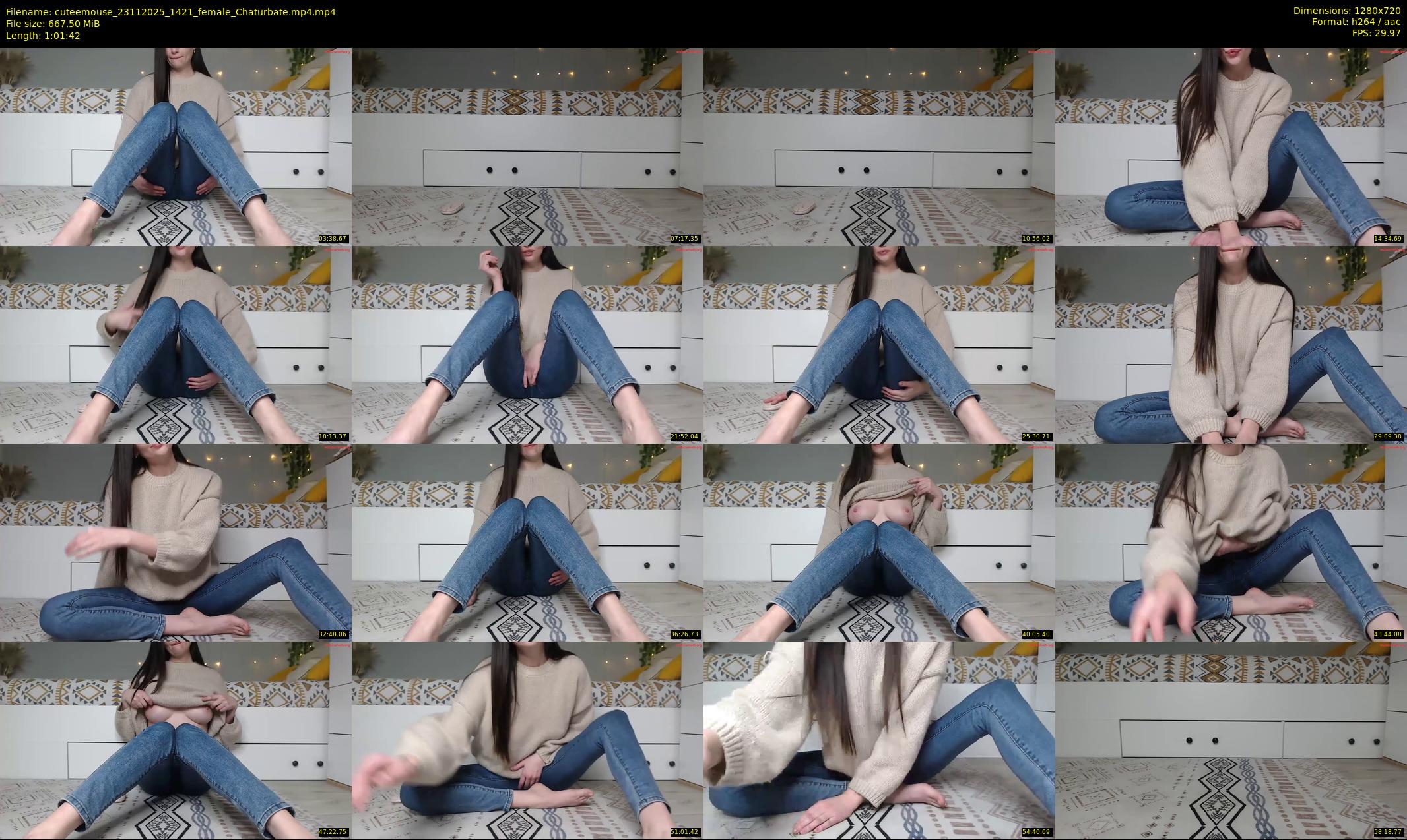 cuteemouse — 62 minute Chaturbate female cam show recording, 720p, Nov 23, 2025