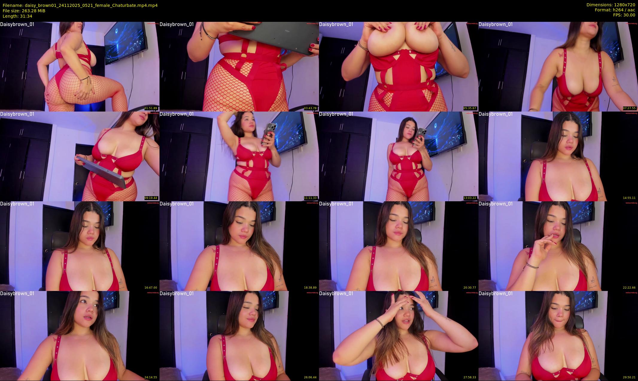 daisy_brown01 — 32 minute Chaturbate female cam show recording, 720p, Nov 24, 2025