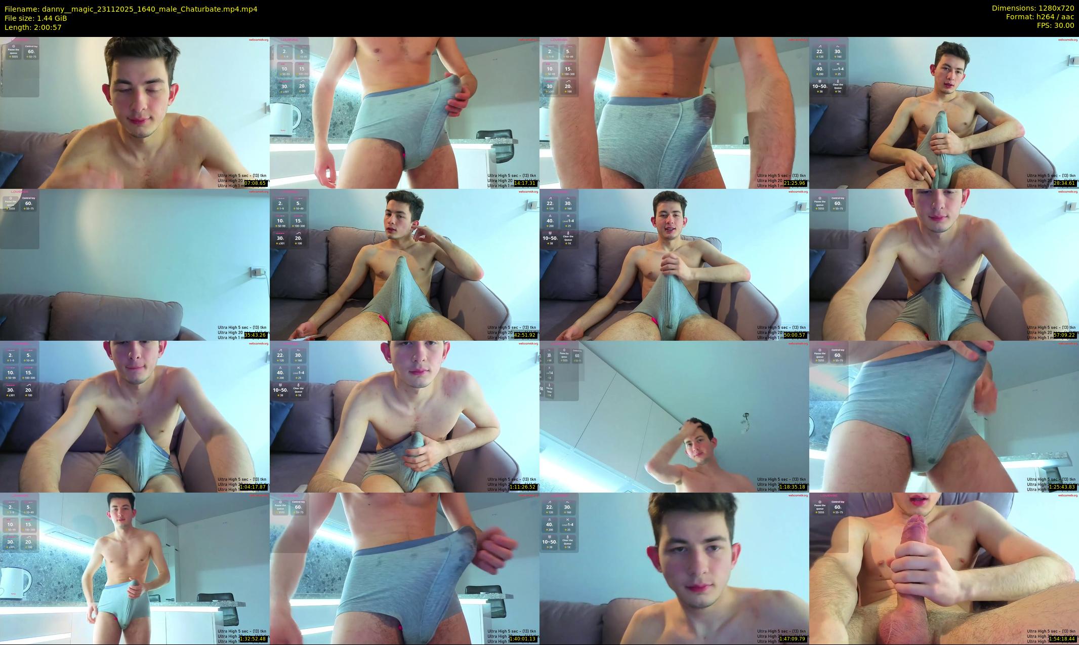 danny__magic — 121 minute Chaturbate male cam show recording, 720p, Nov 23, 2025
