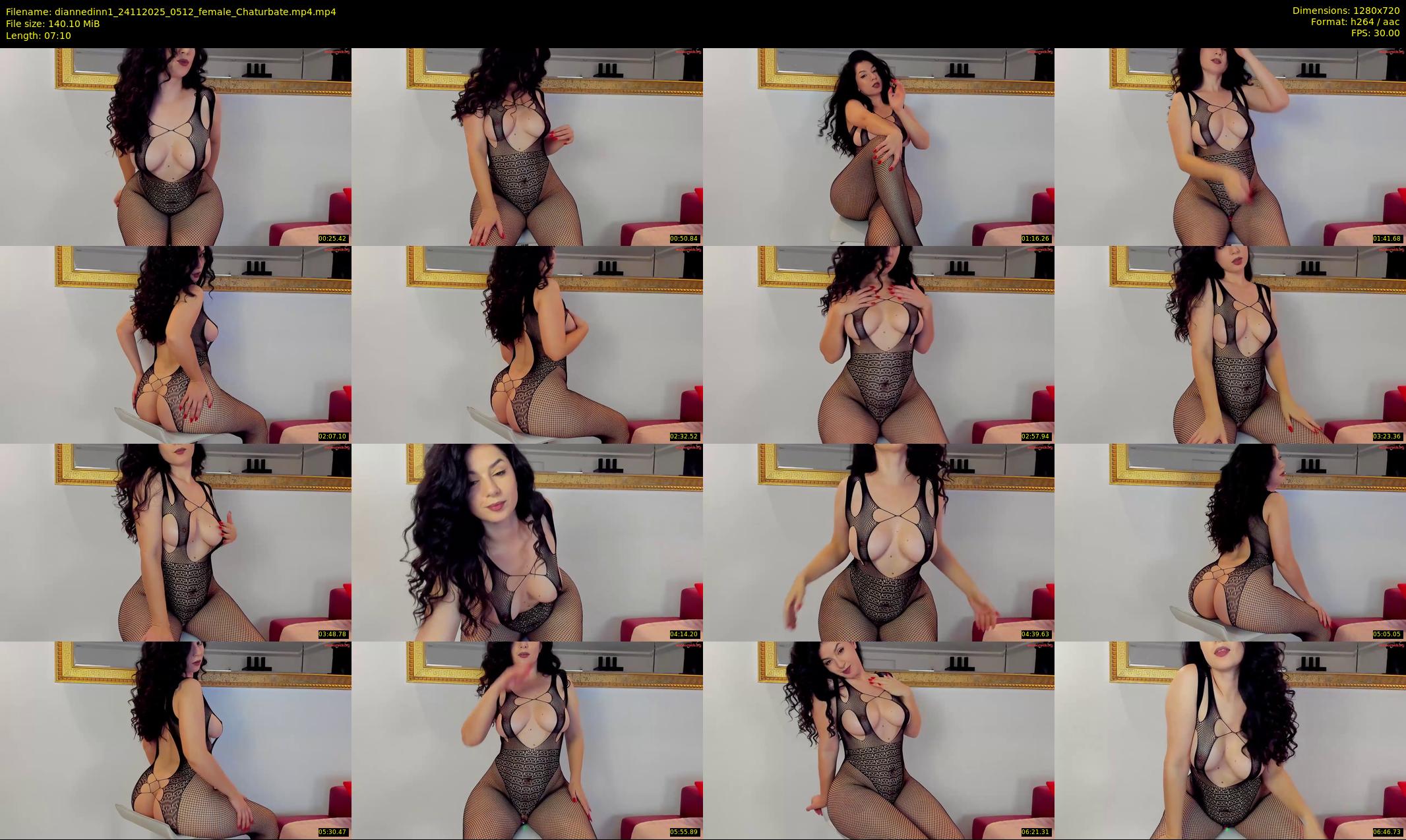 diannedinn1 — 8 minute Chaturbate female cam show recording, 720p, Nov 24, 2025