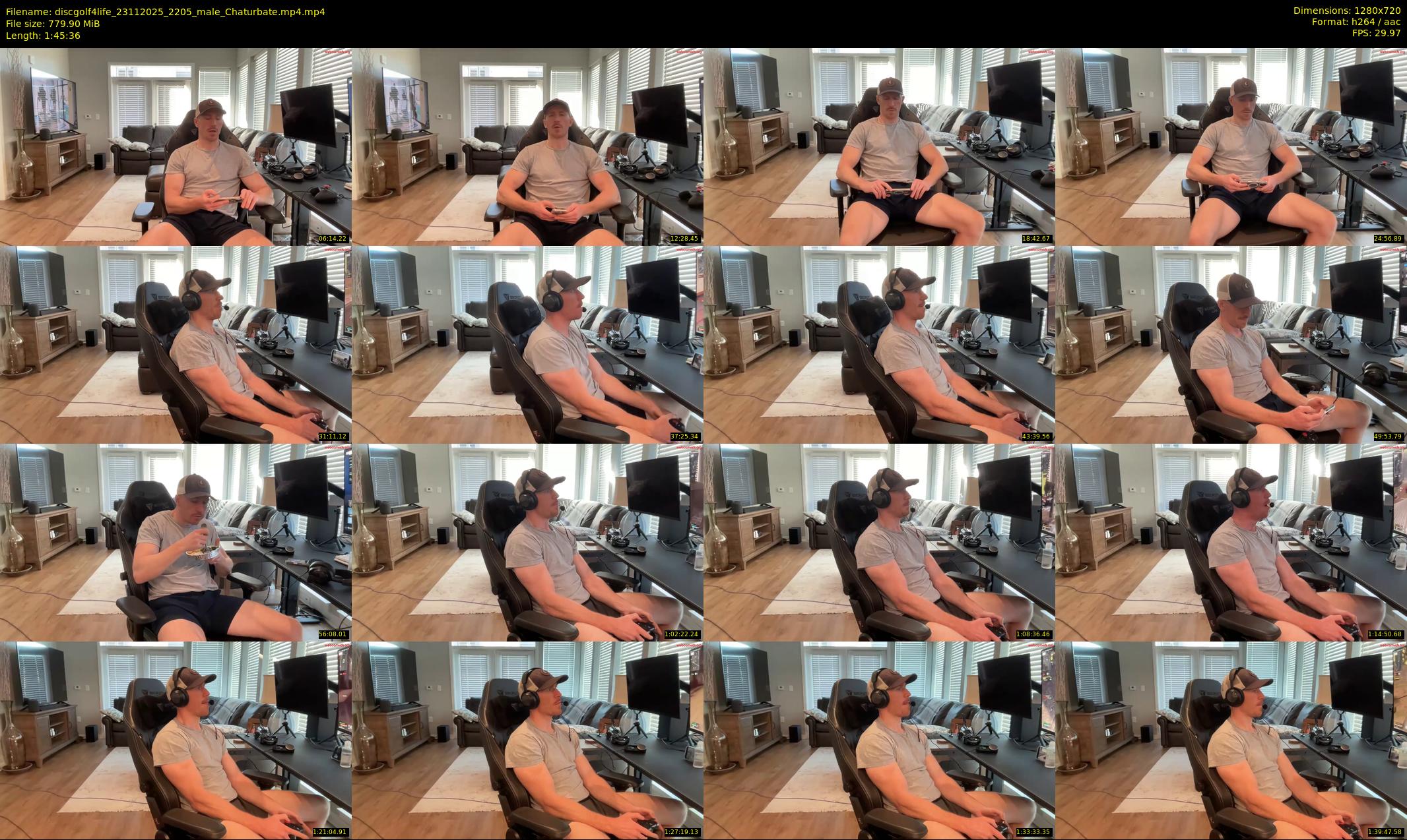 discgolf4life — 106 minute Chaturbate male cam show recording, 720p, Nov 23, 2025