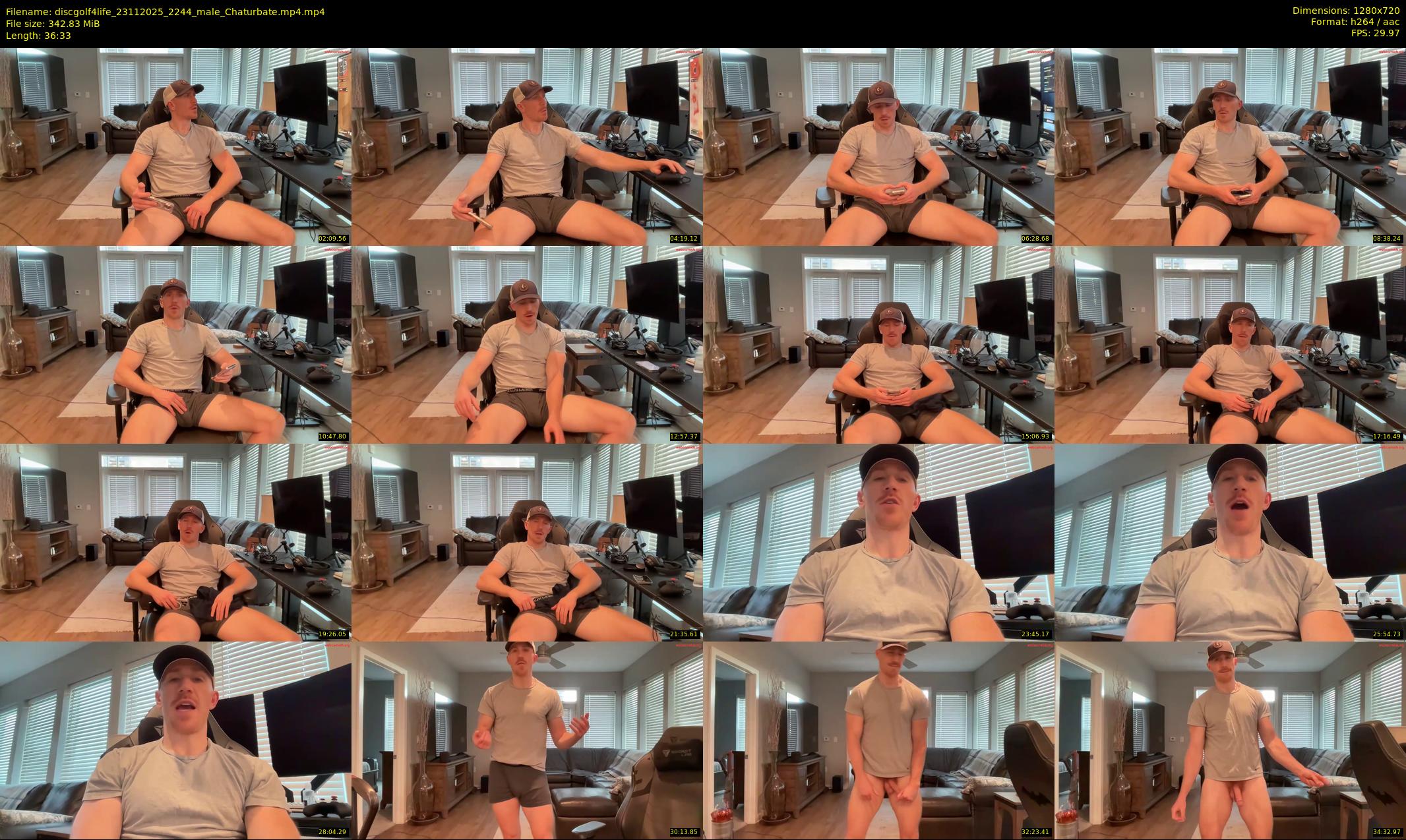 discgolf4life — 37 minute Chaturbate male cam show recording, 720p, Nov 23, 2025