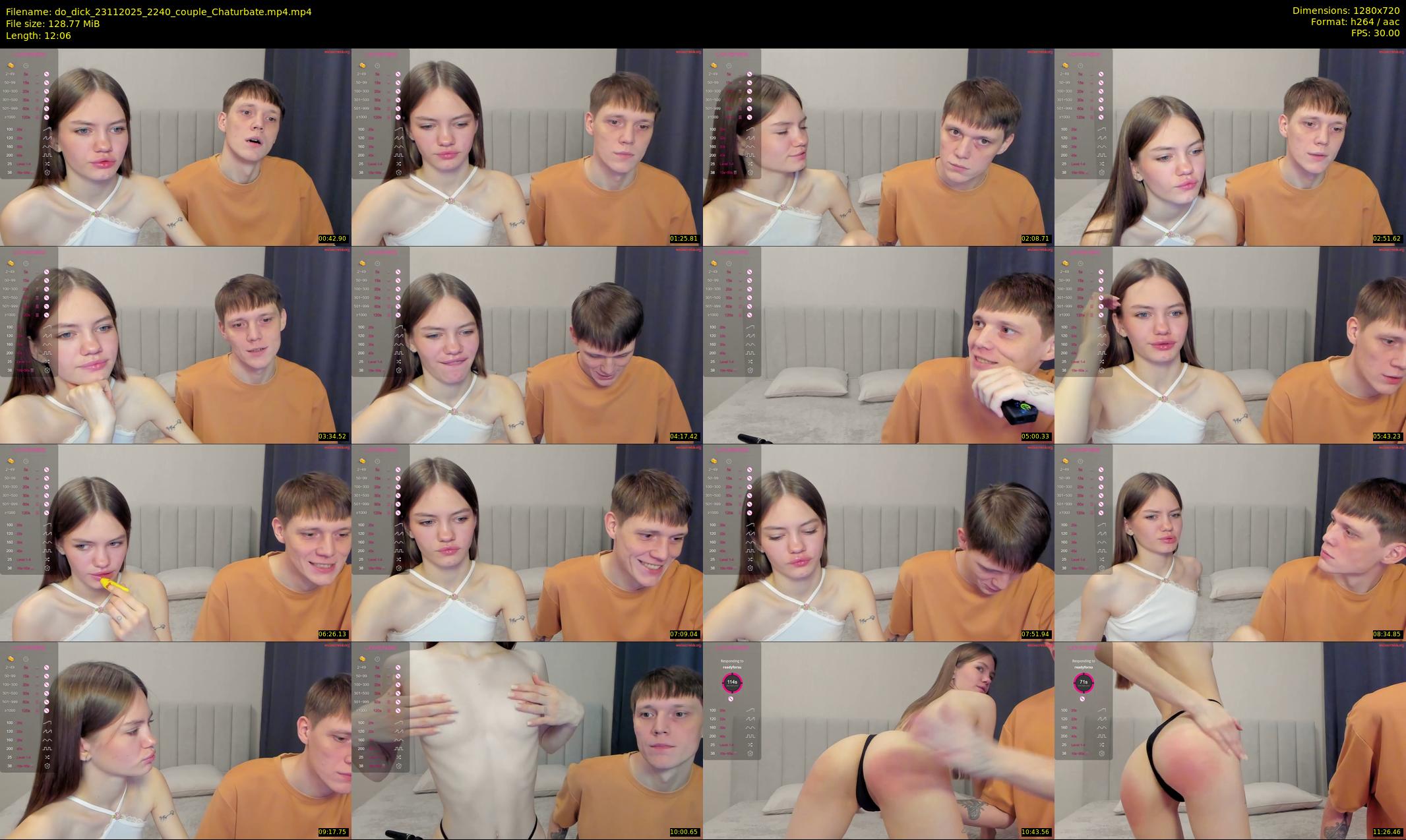 do_dick — 13 minute Chaturbate couple cam show recording, 720p, Nov 23, 2025