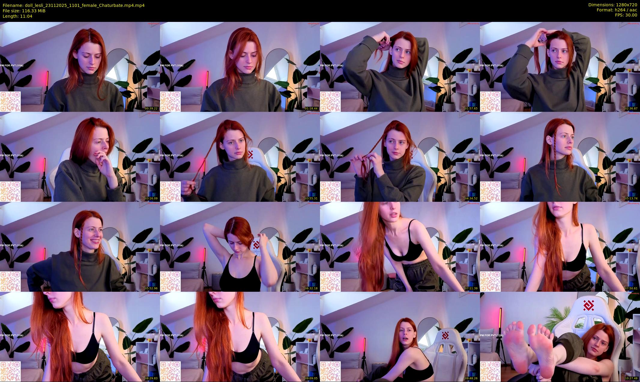 doll_lesli — 12 minute Chaturbate female cam show recording, 720p, Nov 23, 2025