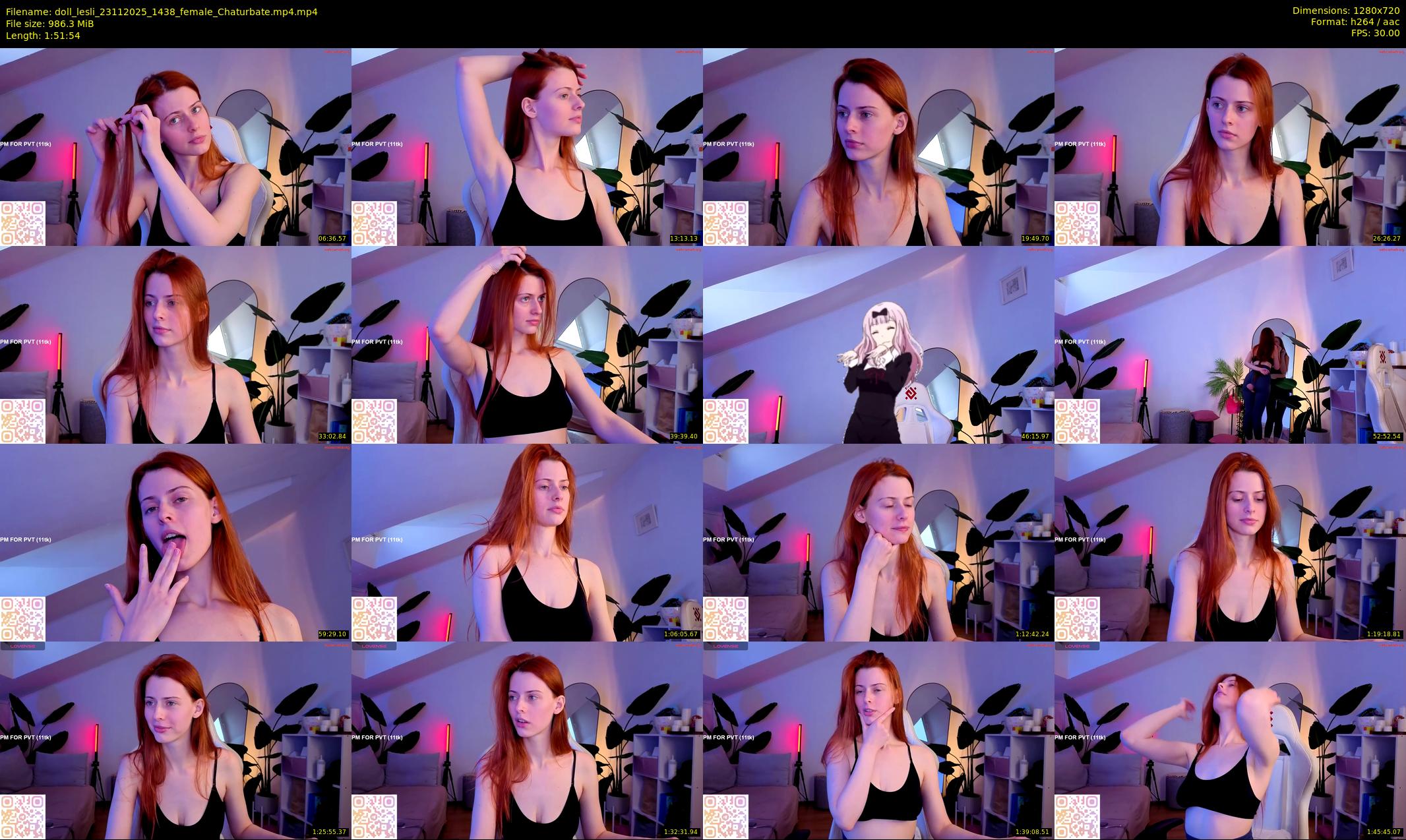 doll_lesli — 112 minute Chaturbate female cam show recording, 720p, Nov 23, 2025