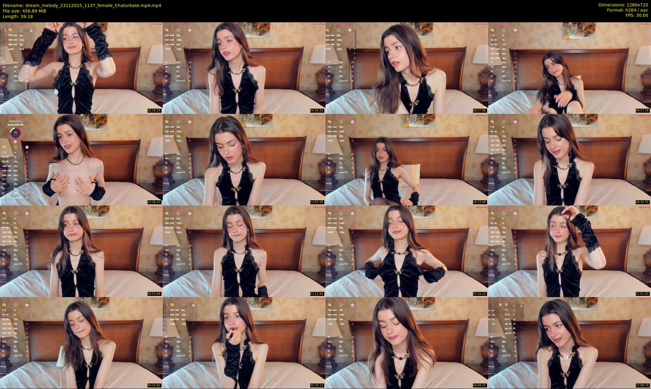 dream_melody — 40 minute Chaturbate female cam show recording, 720p, Nov 23, 2025