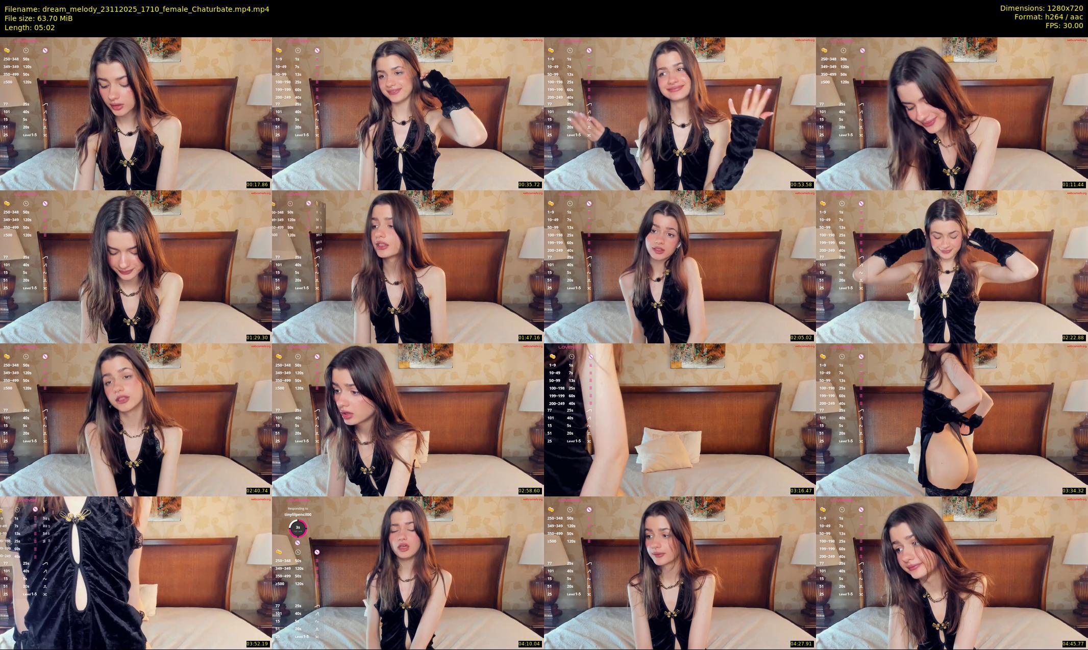 dream_melody — 6 minute Chaturbate female cam show recording, 720p, Nov 23, 2025