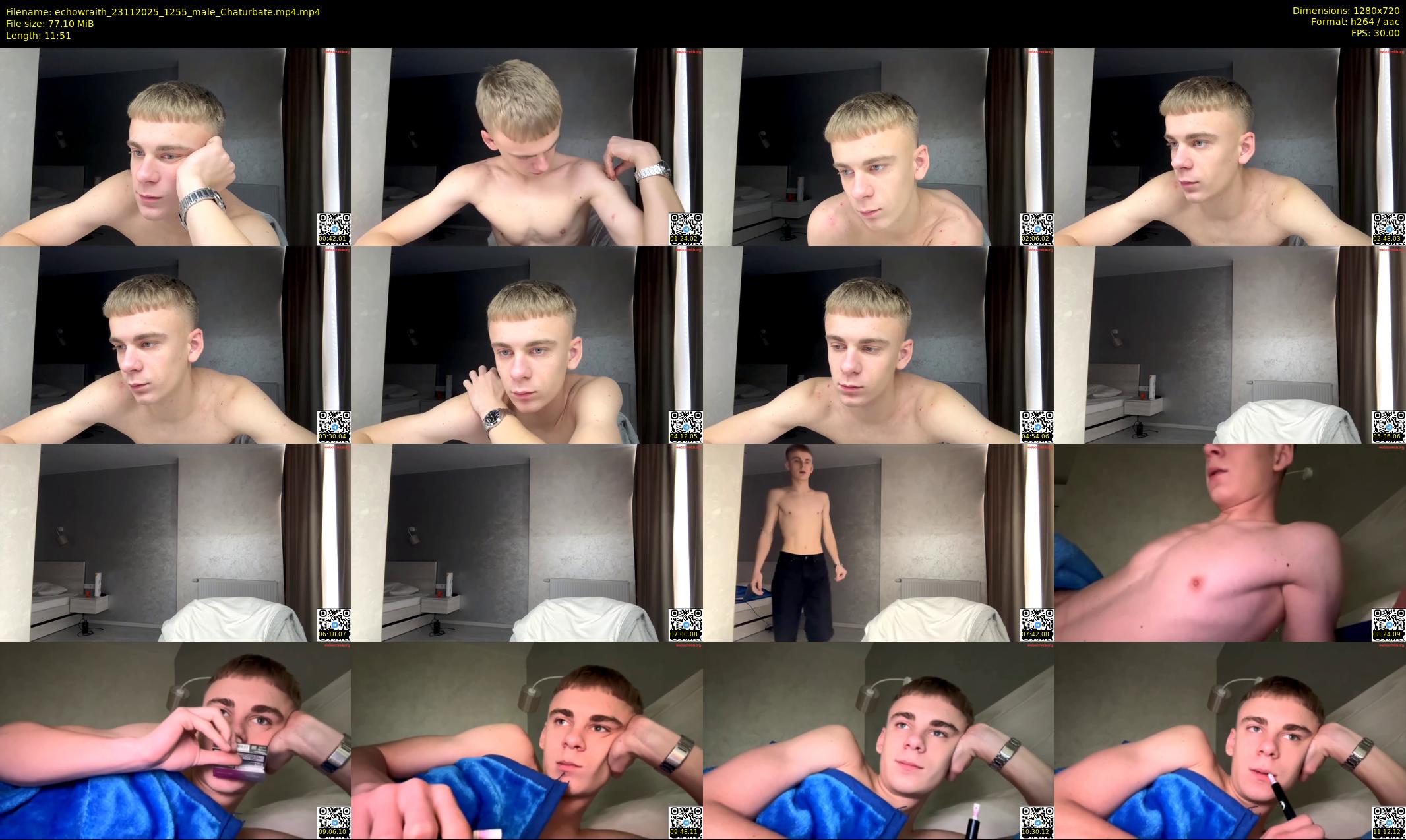 echowraith — 12 minute Chaturbate male cam show recording, 720p, Nov 23, 2025
