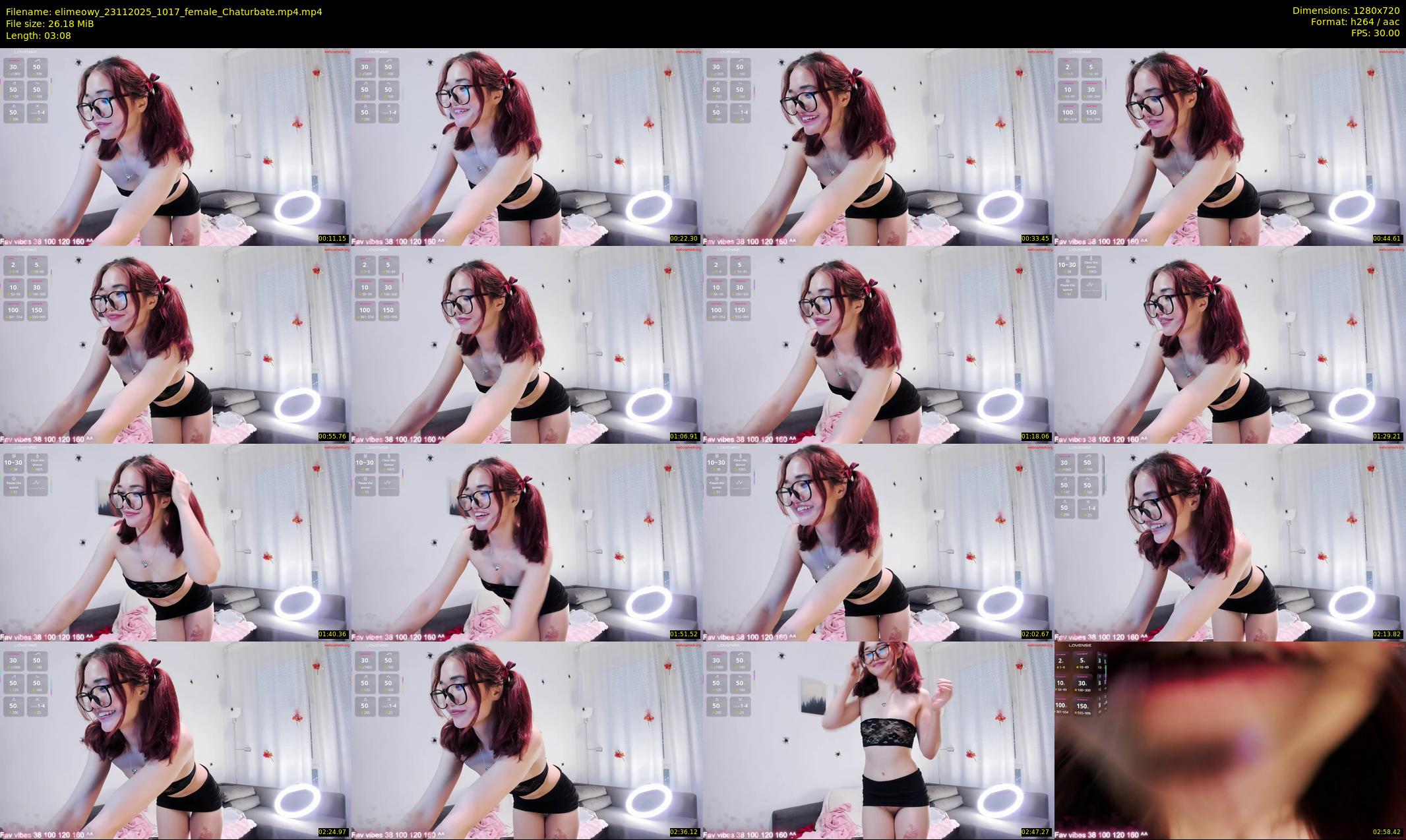 elimeowy — 4 minute Chaturbate female cam show recording, 720p, Nov 23, 2025