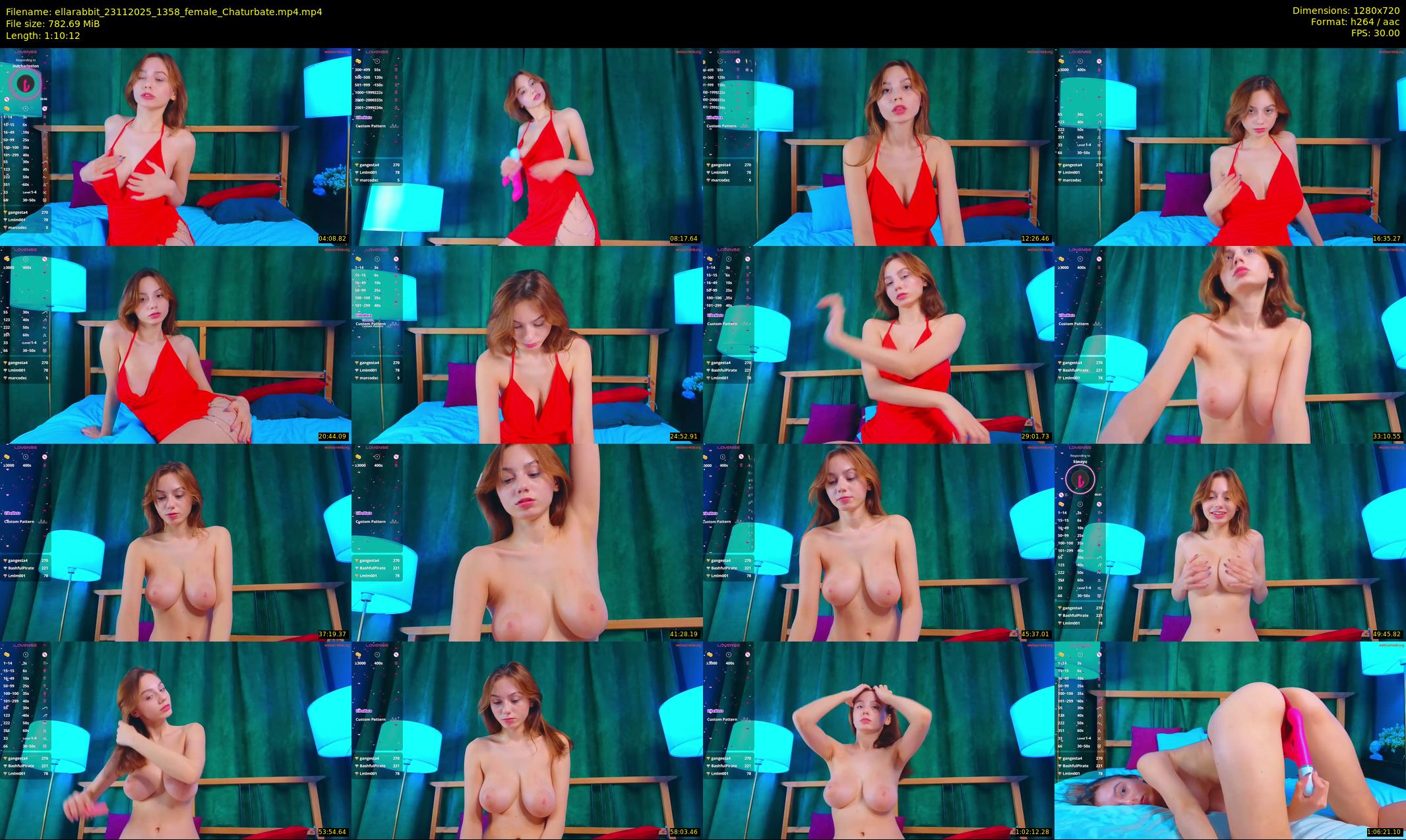 ellarabbit — 71 minute Chaturbate female cam show recording, 720p, Nov 23, 2025