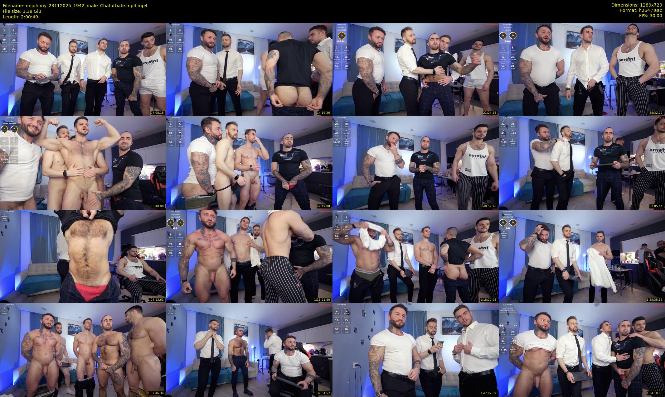 enjohnny — 121 minute Chaturbate male cam show recording, 720p, Nov 23, 2025