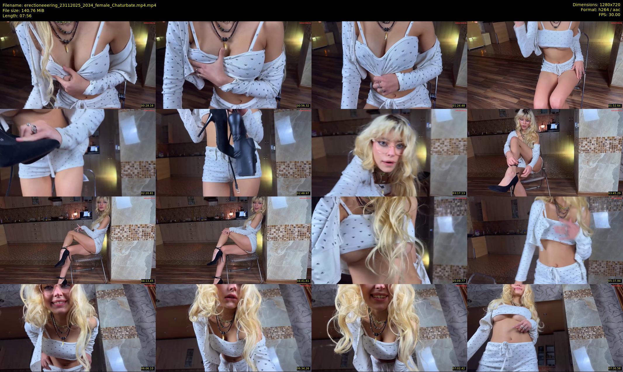 erectioneeering — 8 minute Chaturbate female cam show recording, 720p, Nov 23, 2025