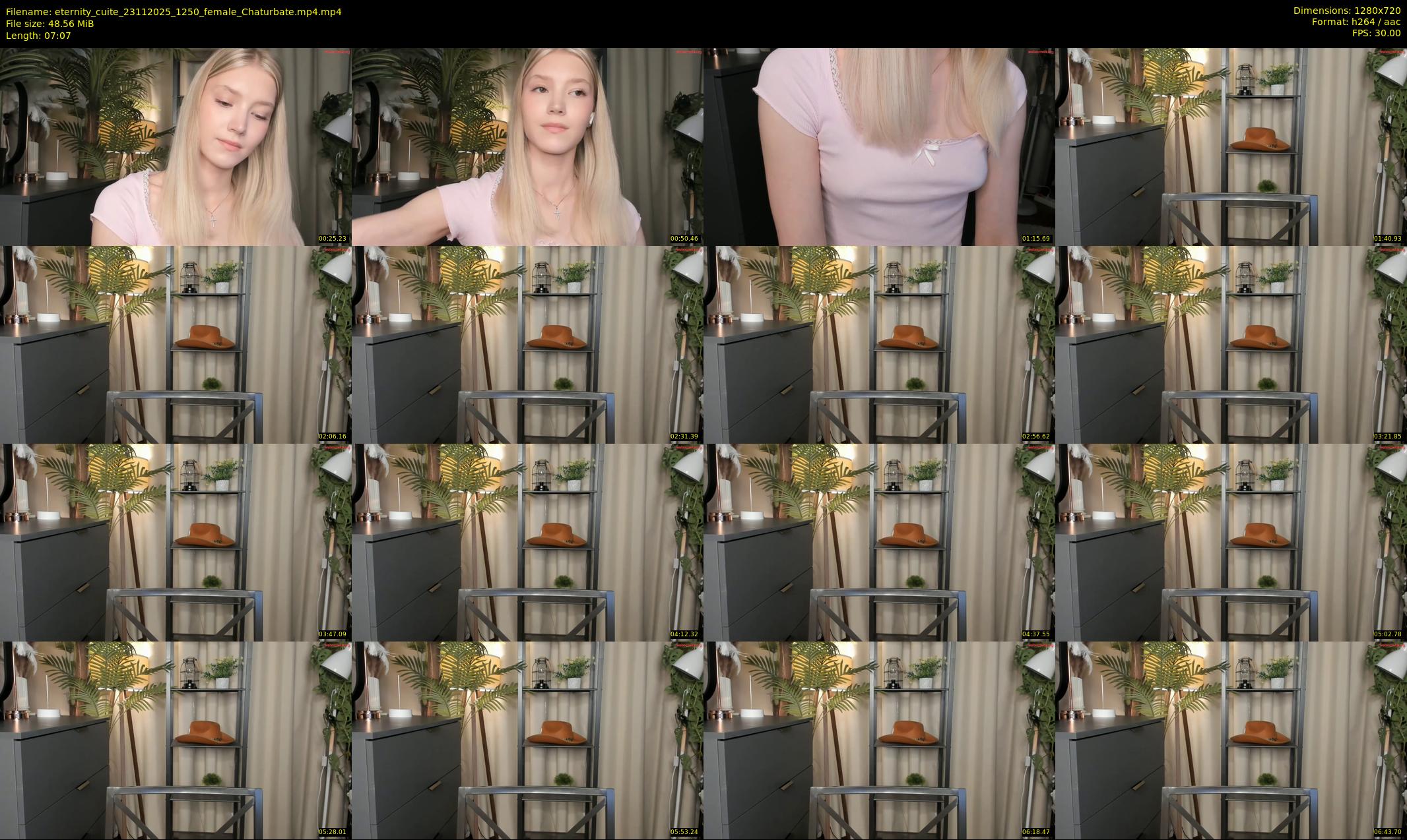 eternity_cuite — 8 minute Chaturbate female cam show recording, 720p, Nov 23, 2025
