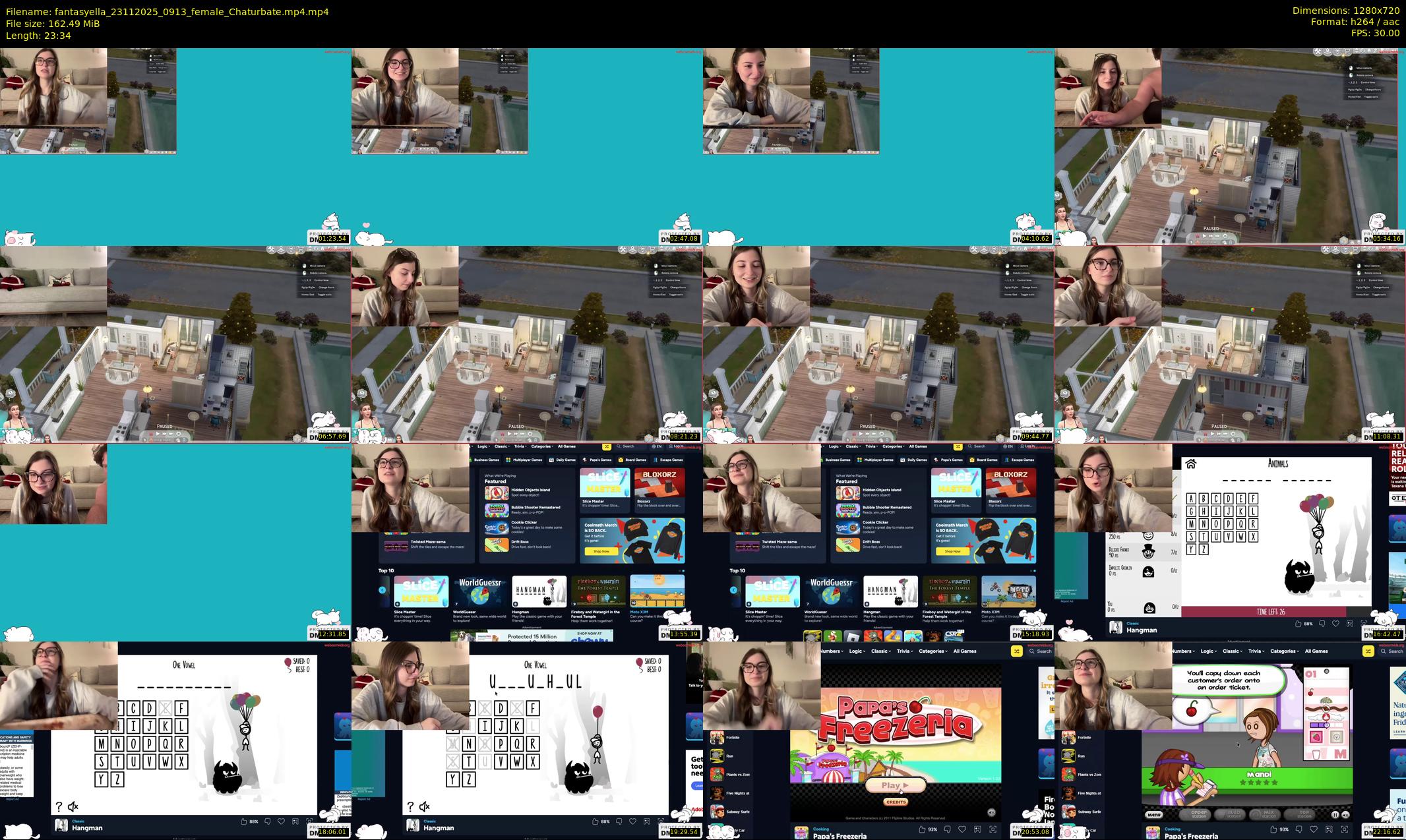 fantasyella — 24 minute Chaturbate female cam show recording, 720p, Nov 23, 2025