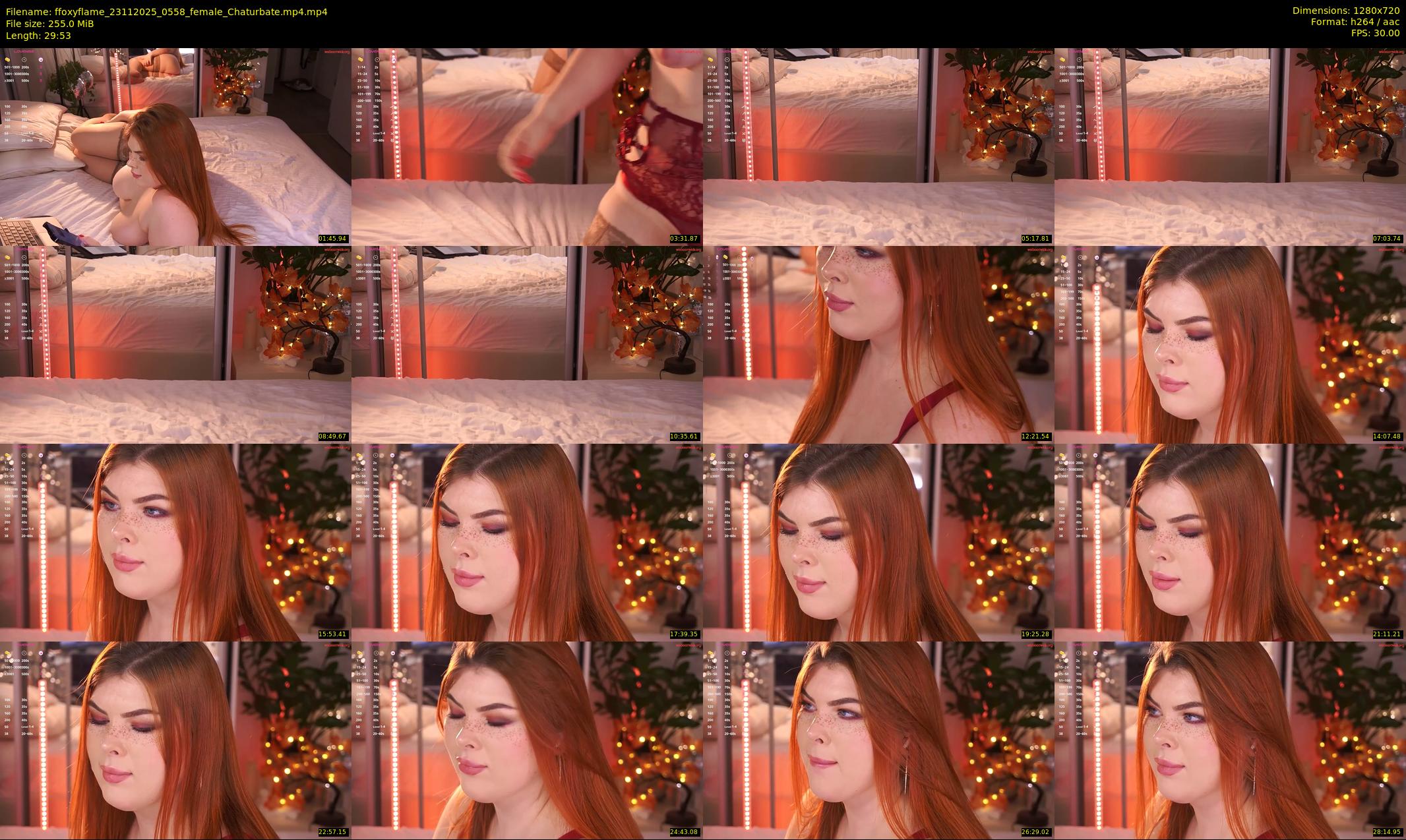 ffoxyflame — 30 minute Chaturbate female cam show recording, 720p, Nov 23, 2025