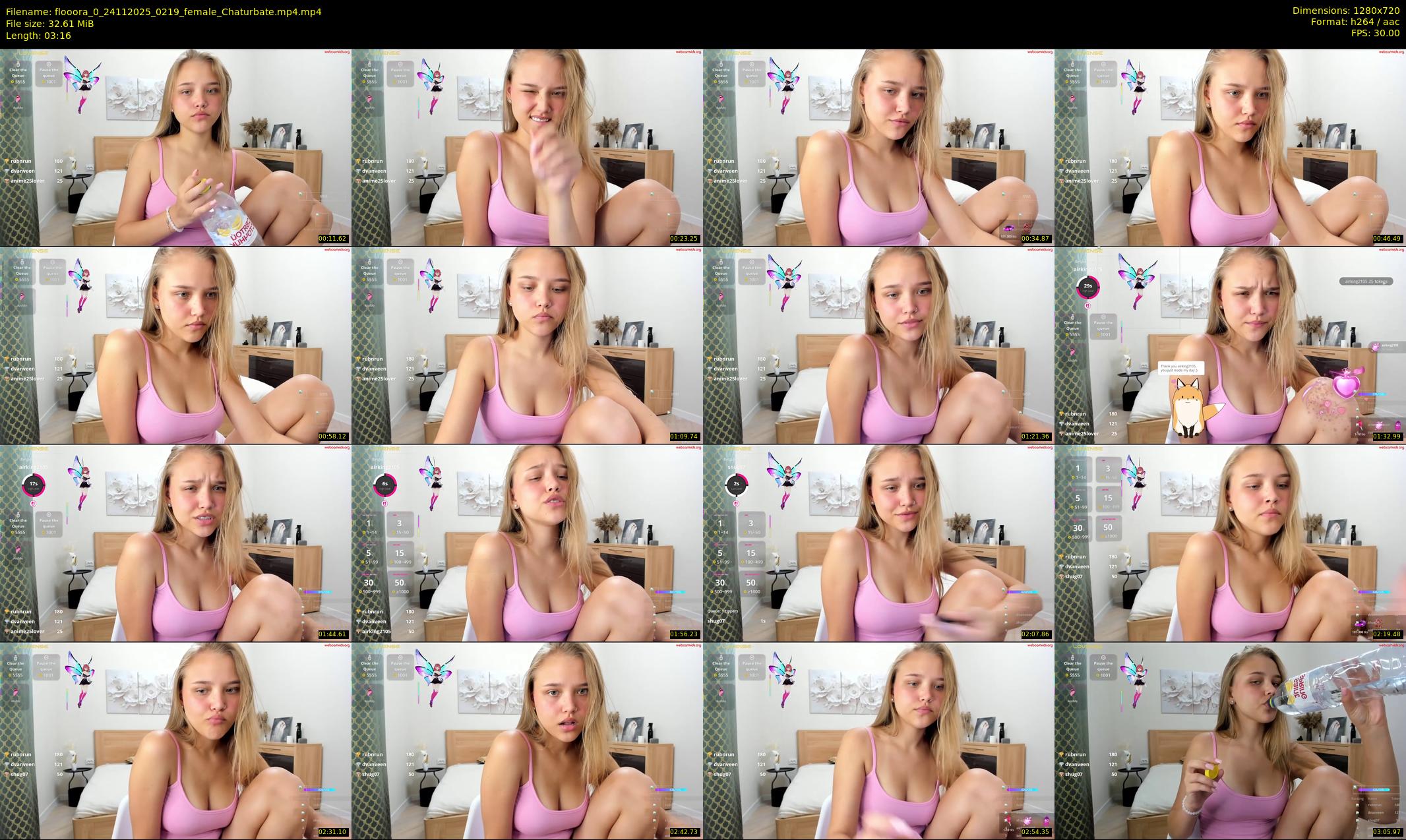 flooora_0 — 4 minute Chaturbate couple cam show recording, 720p, Nov 24, 2025