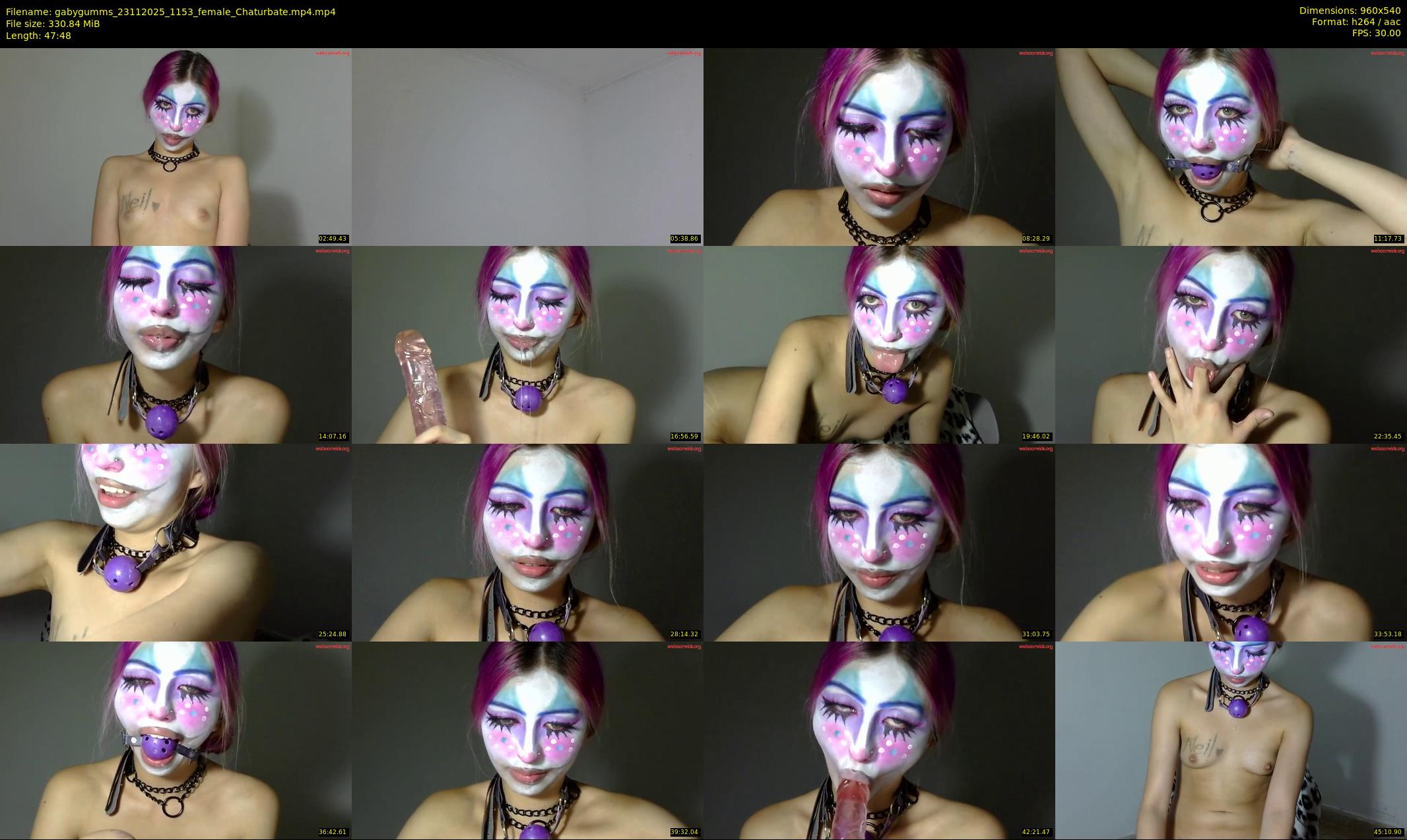 gabygumms — 48 minute Chaturbate female cam show recording, 480p, Nov 23, 2025