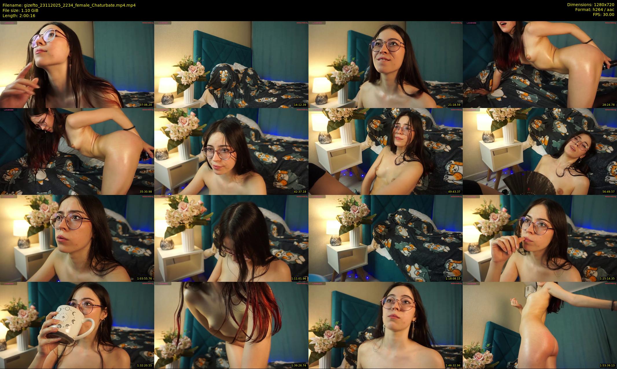 gizefto — 121 minute Chaturbate female cam show recording, 720p, Nov 23, 2025