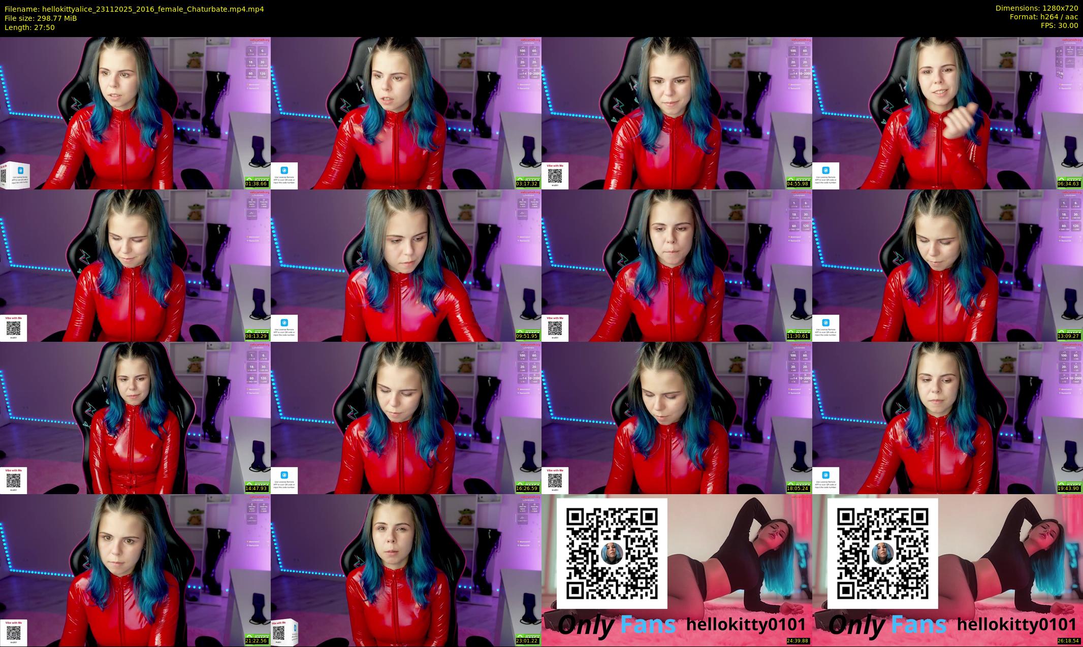 hellokittyalice — 28 minute Chaturbate female cam show recording, 720p, Nov 23, 2025