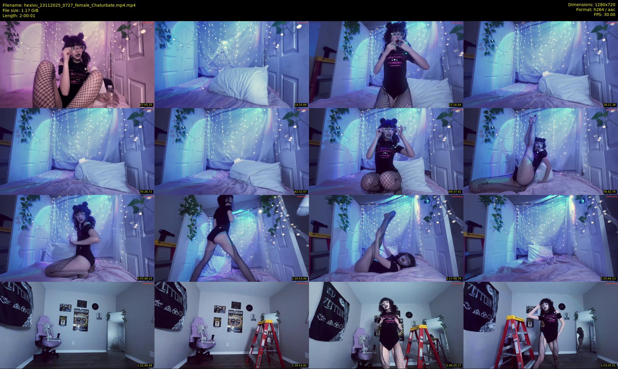 hexivu — 121 minute Chaturbate female cam show recording, 720p, Nov 23, 2025