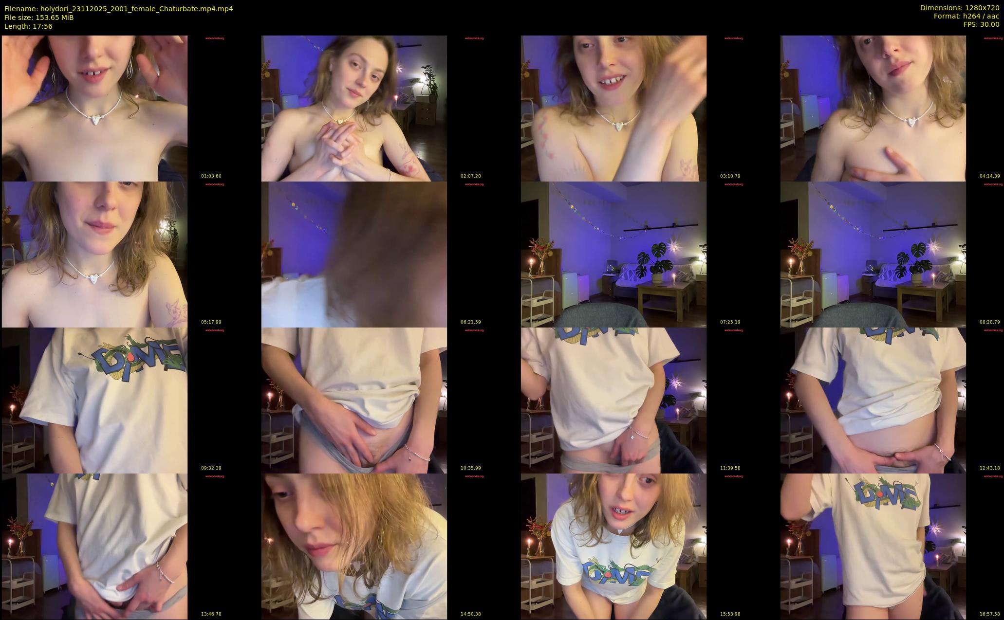 holydori — 18 minute Chaturbate female cam show recording, 720p, Nov 23, 2025