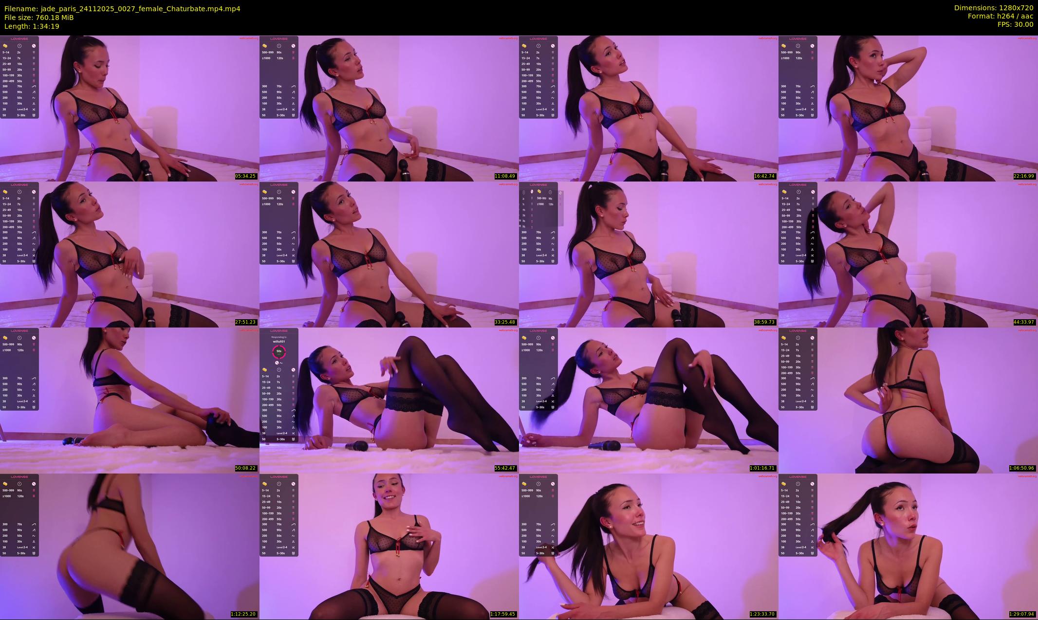 jade_paris — 95 minute Chaturbate female cam show recording, 720p, Nov 24, 2025