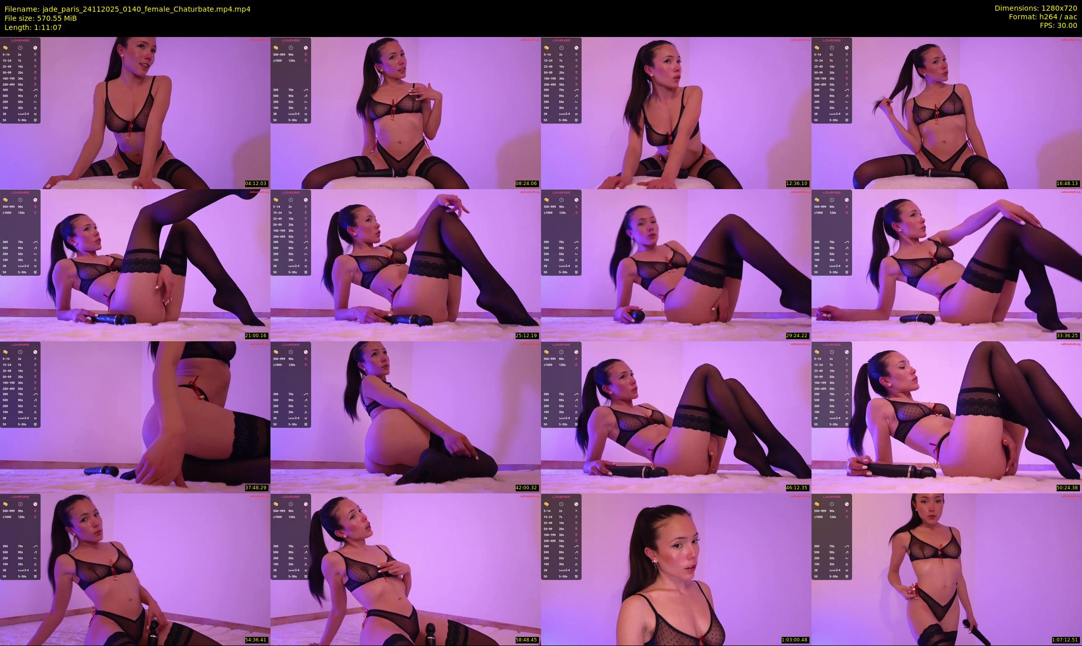 jade_paris — 72 minute Chaturbate female cam show recording, 720p, Nov 24, 2025